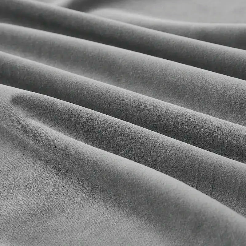 Liora 658-10 velvet blackout curtains, thick and cozy fabric , detail display
