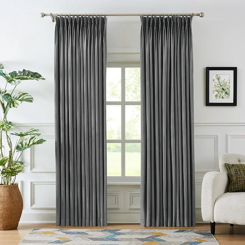 Liora Velvet Blackout Curtains – Luxurious Custom Drapes for Kids Room