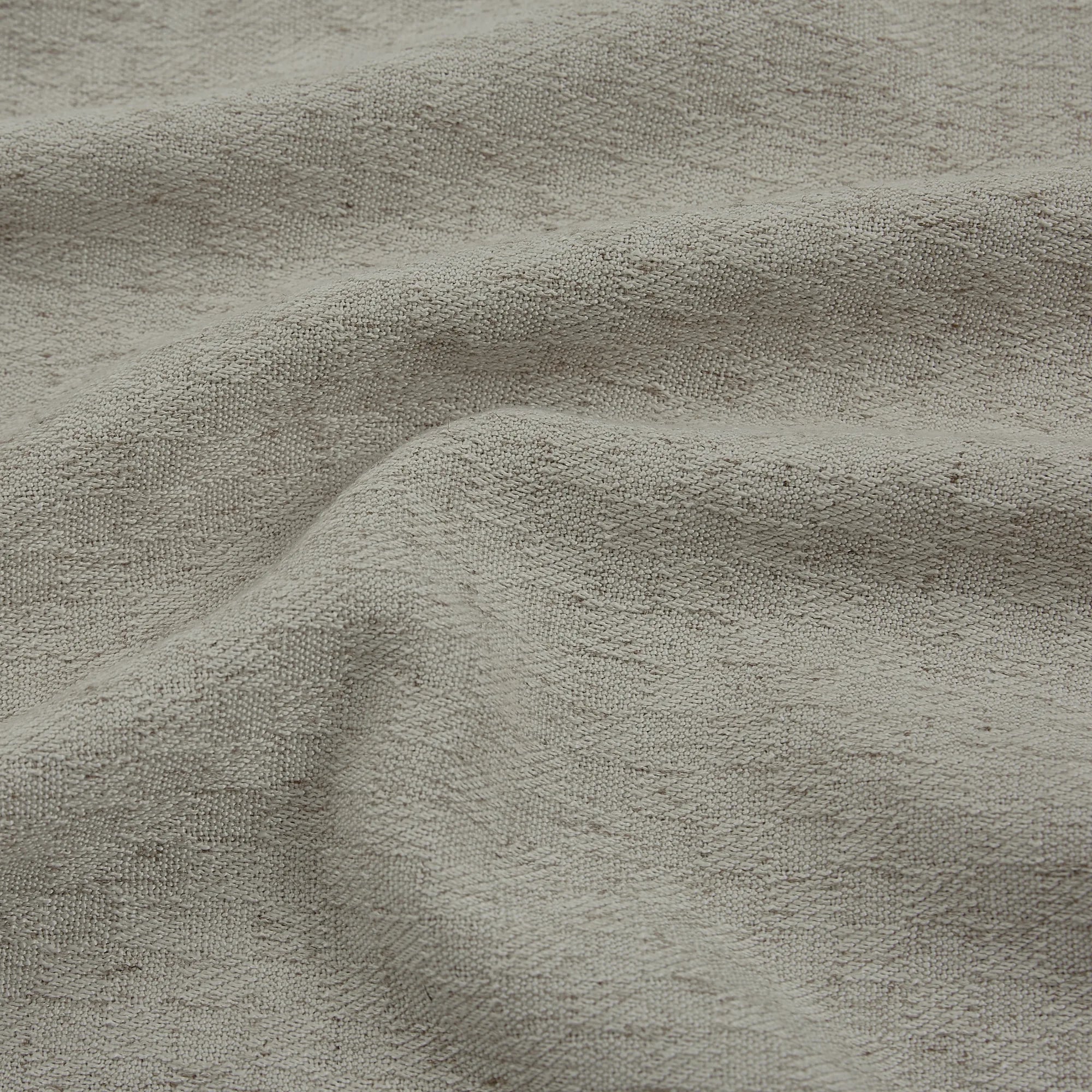 Mirena 958-10 linen cotton blend curtains detail display, natural comfort, luxurious and elegant