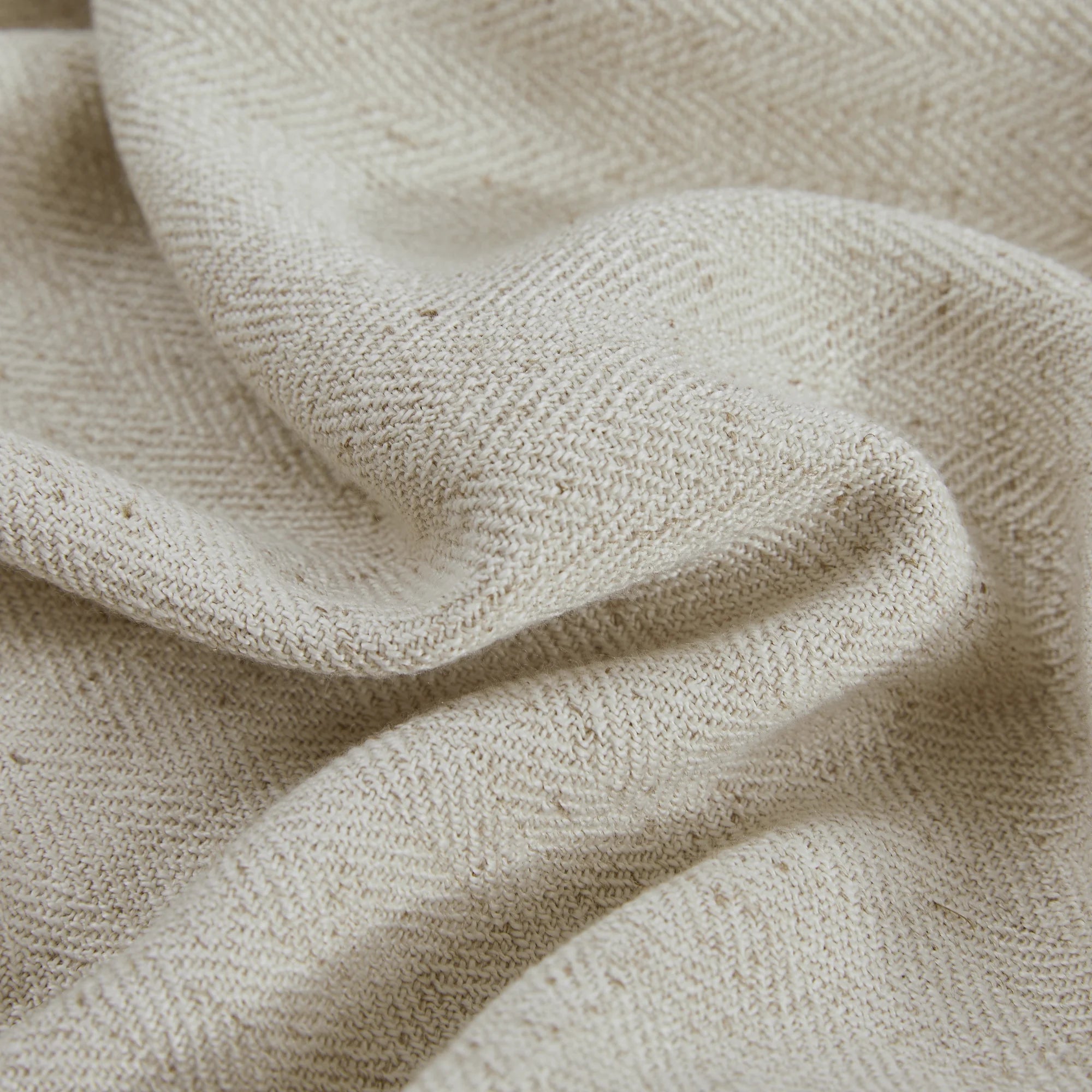 Liranne 958-7 linen cotton blend curtain, warm and elegant, detail display