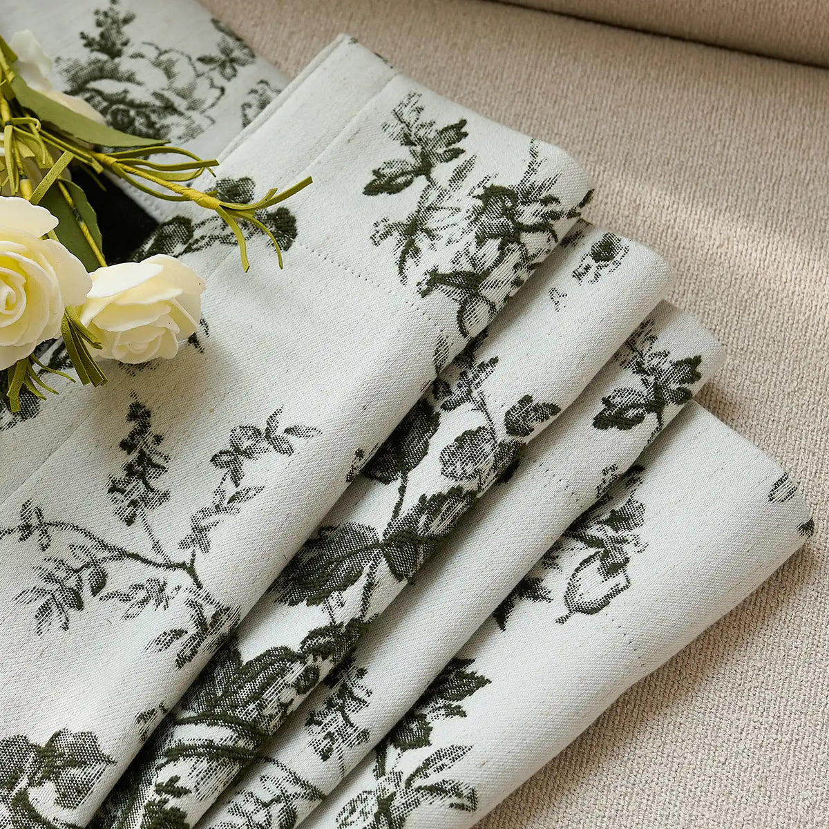 Lirienne 2025-21 linen drapes durable and exquisite detail display