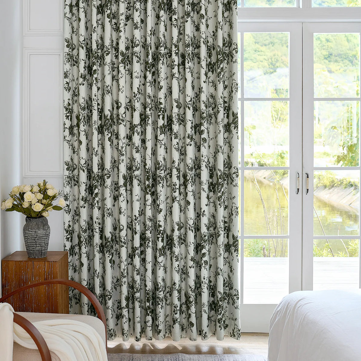 Lirienne 2025-21 linen drapes durable and exquisite detail display