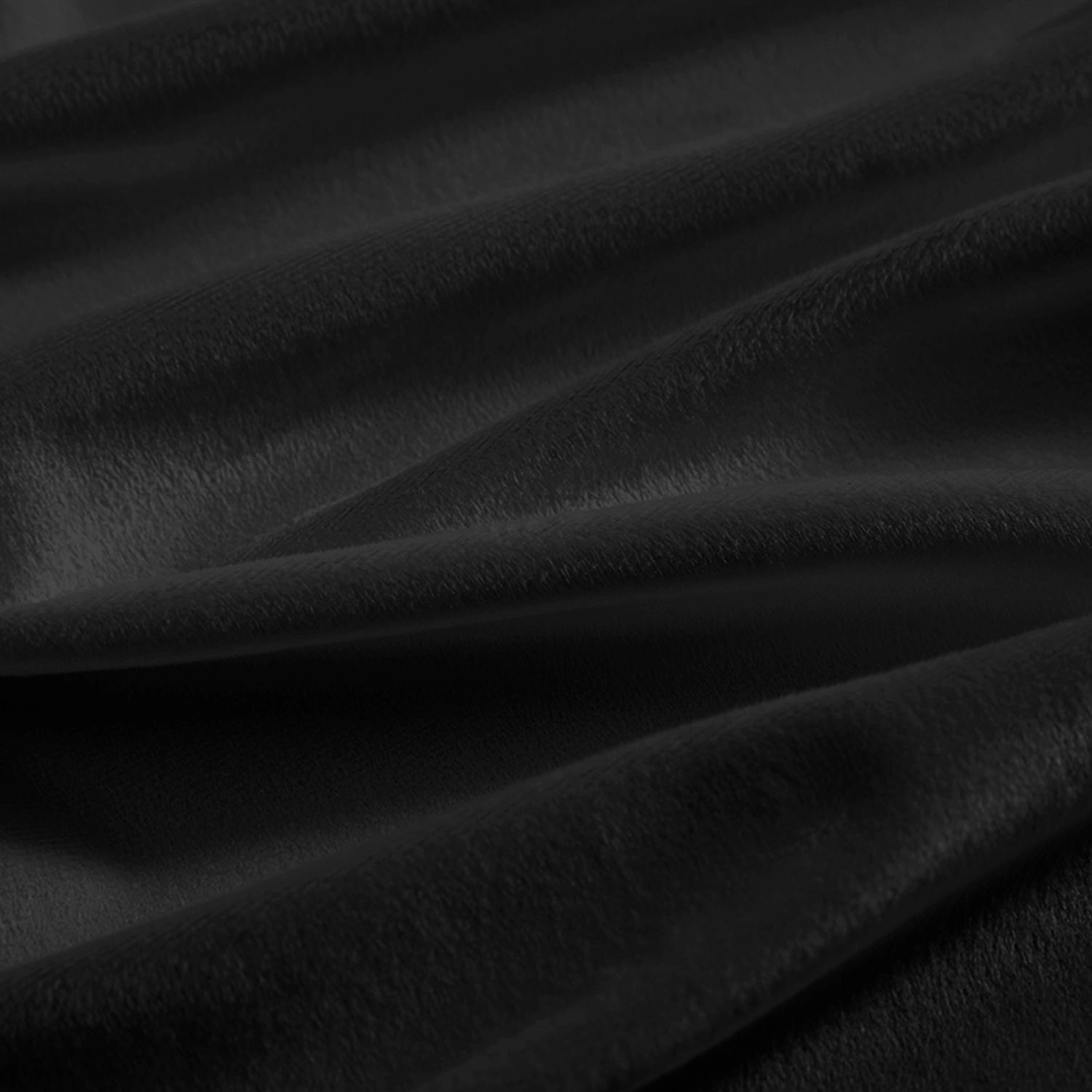 Luna A5018-31 velvet ripple fold drapery, luxurious and soft velvet fabric detail display