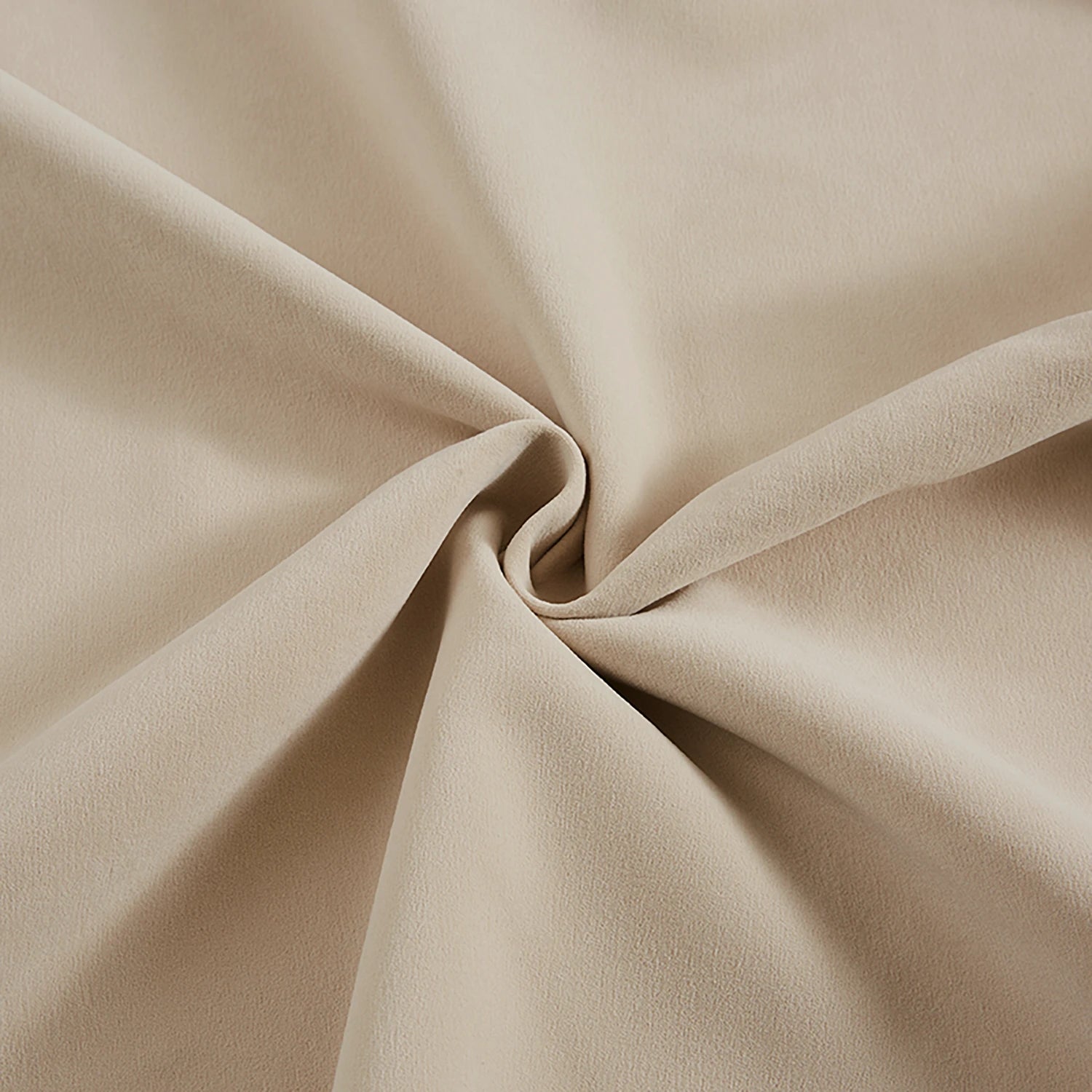 Lyra cloud-3_detail_1 velvet-like texture blackout curtains displaying premium plush fabric and delicate drape detail in a modern interior