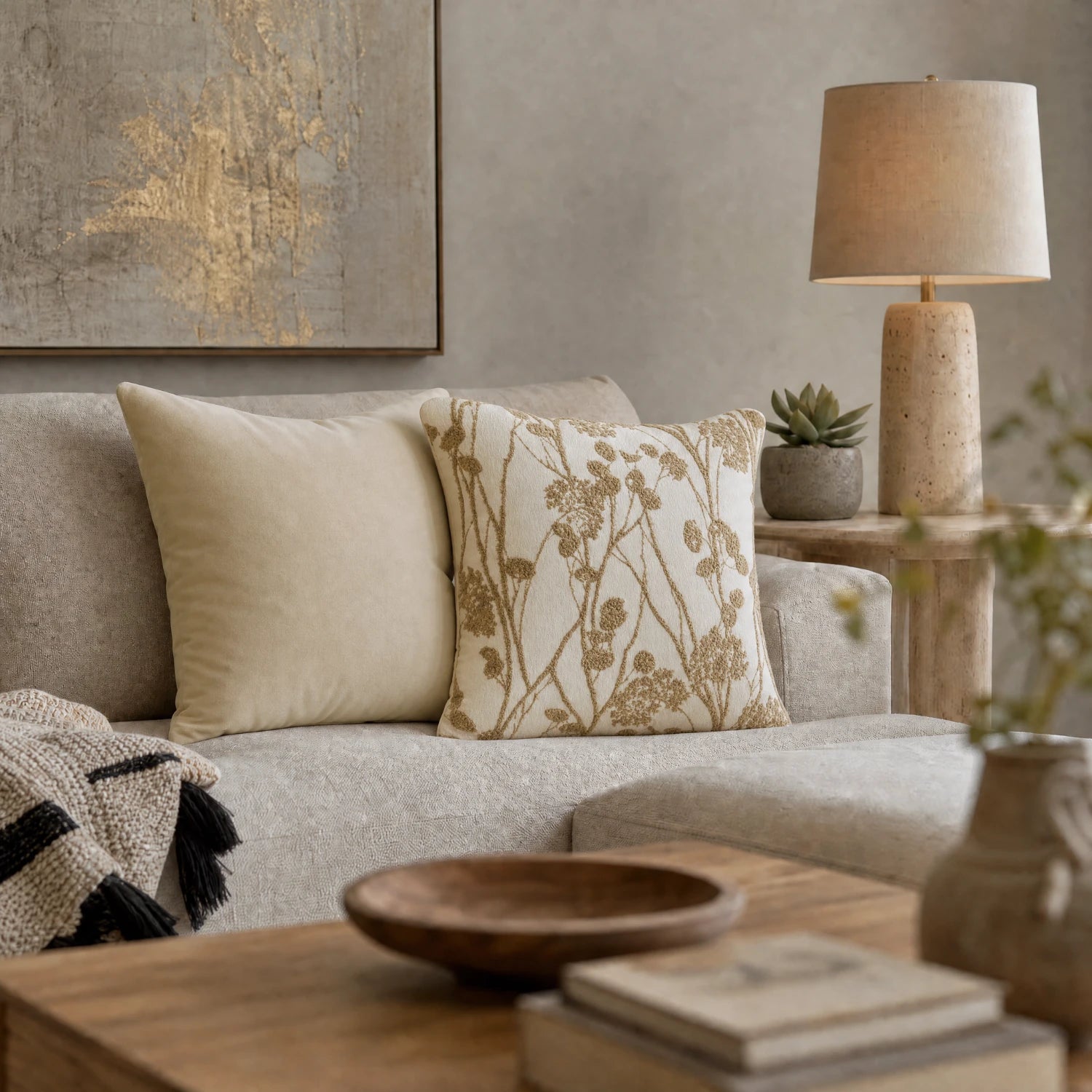 Marina Soft Velvet Pillow Cover