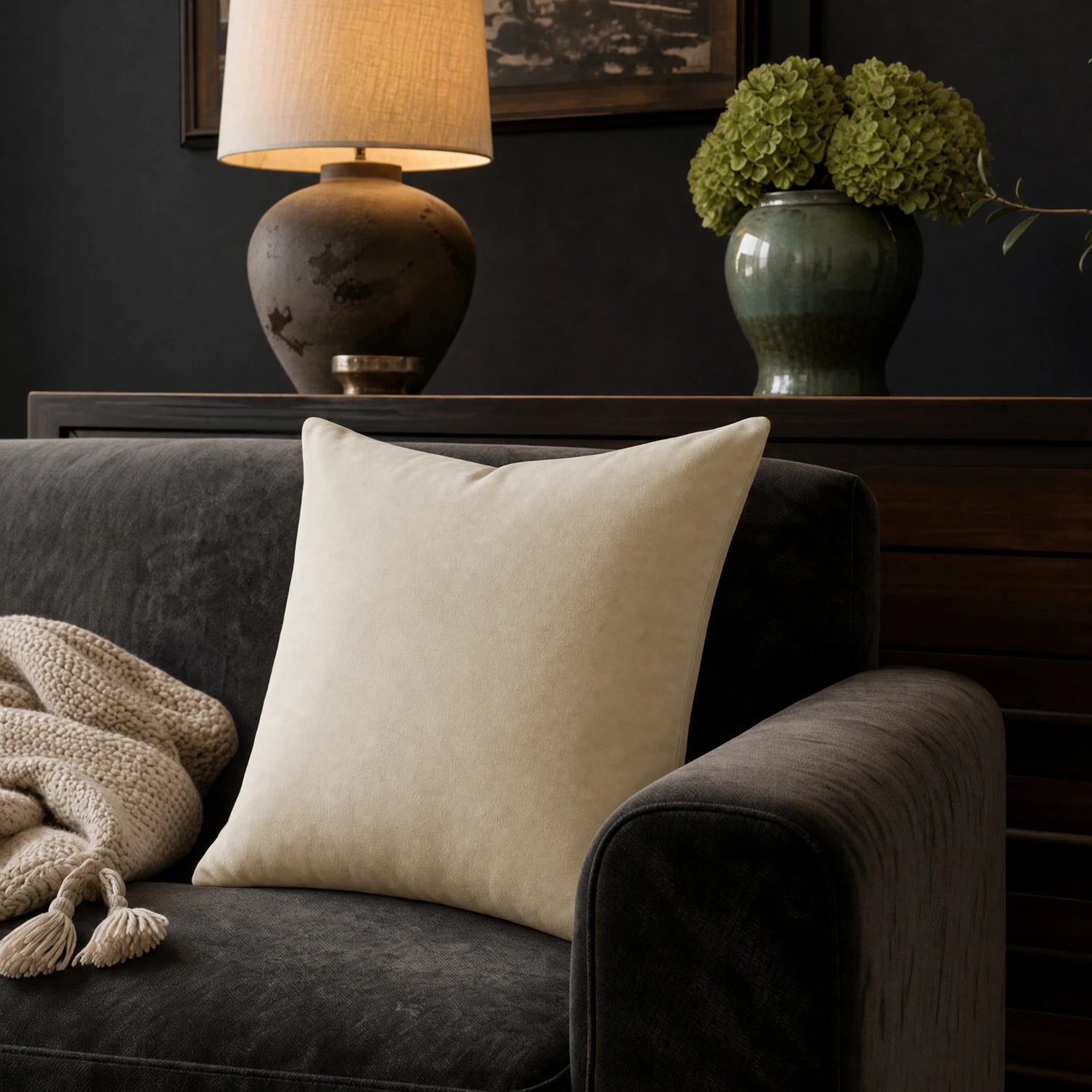 Marina Soft Velvet Pillow Cover
