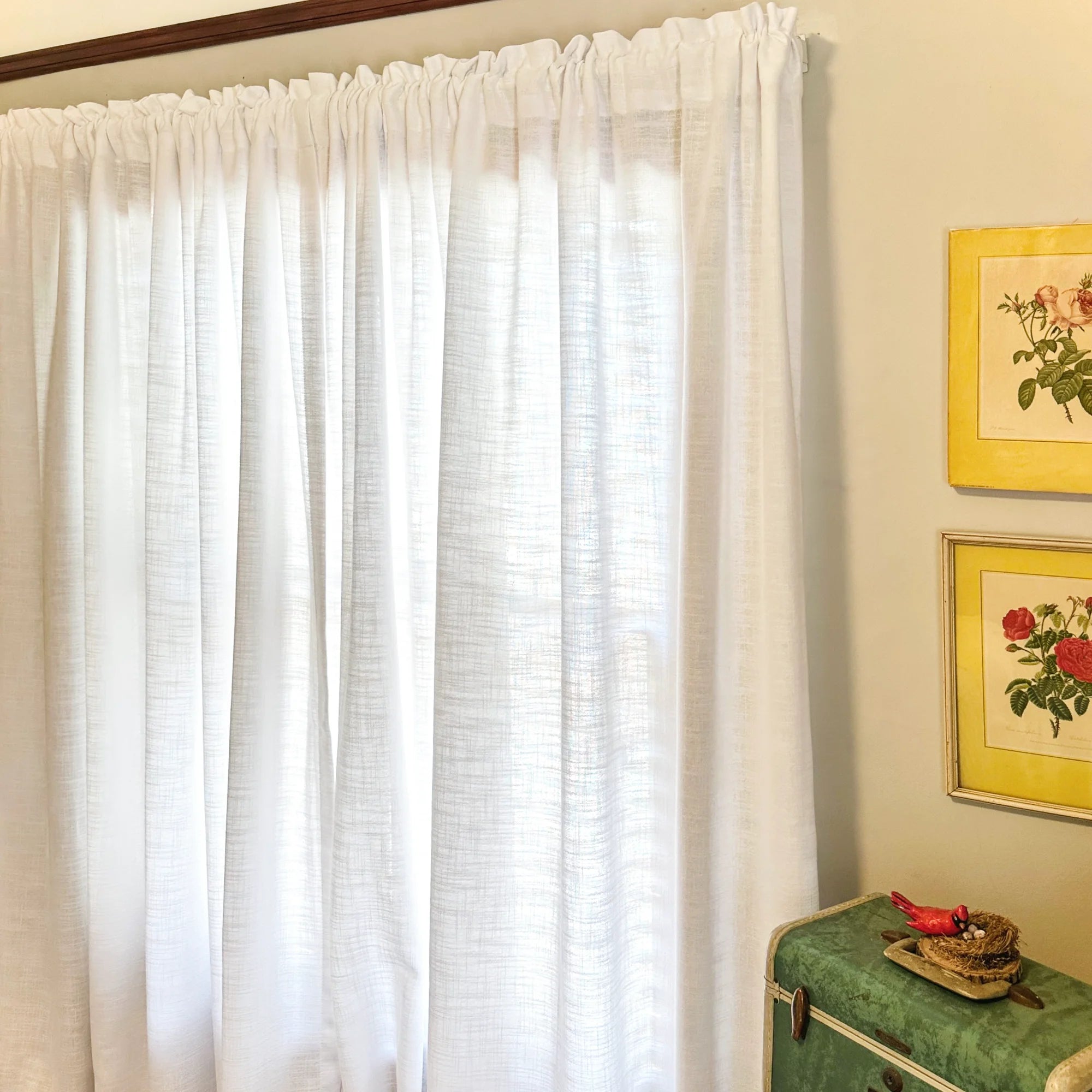 Marisol Linen Curtains K1011-5 elegant light-filtering linen