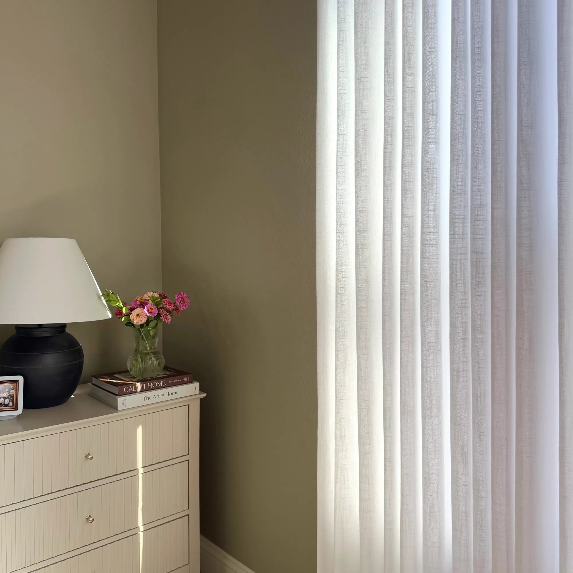 Marisol K1011-6 linen curtains elegant pleated drapes showcased in a product image highlighting the curtains