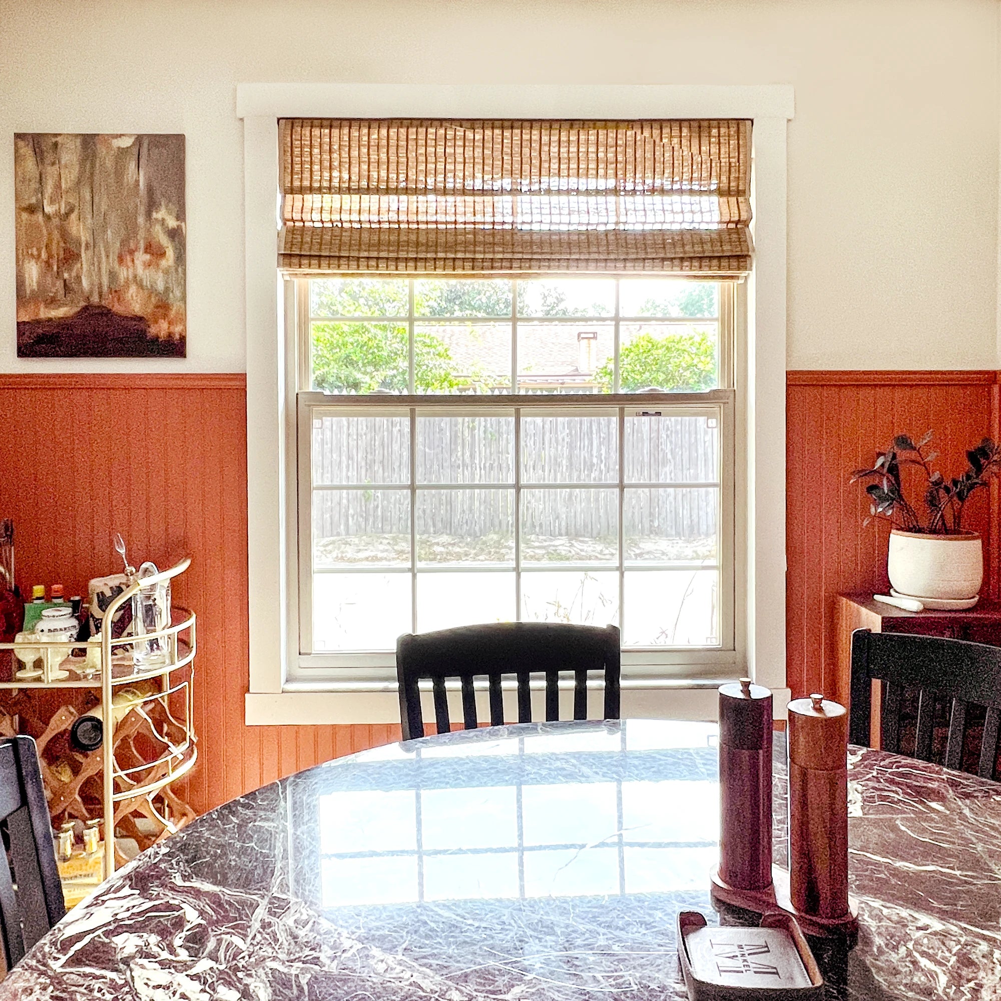 Mirea Natural jute bamboo woven shade, eco-friendly, breathable and easy to install