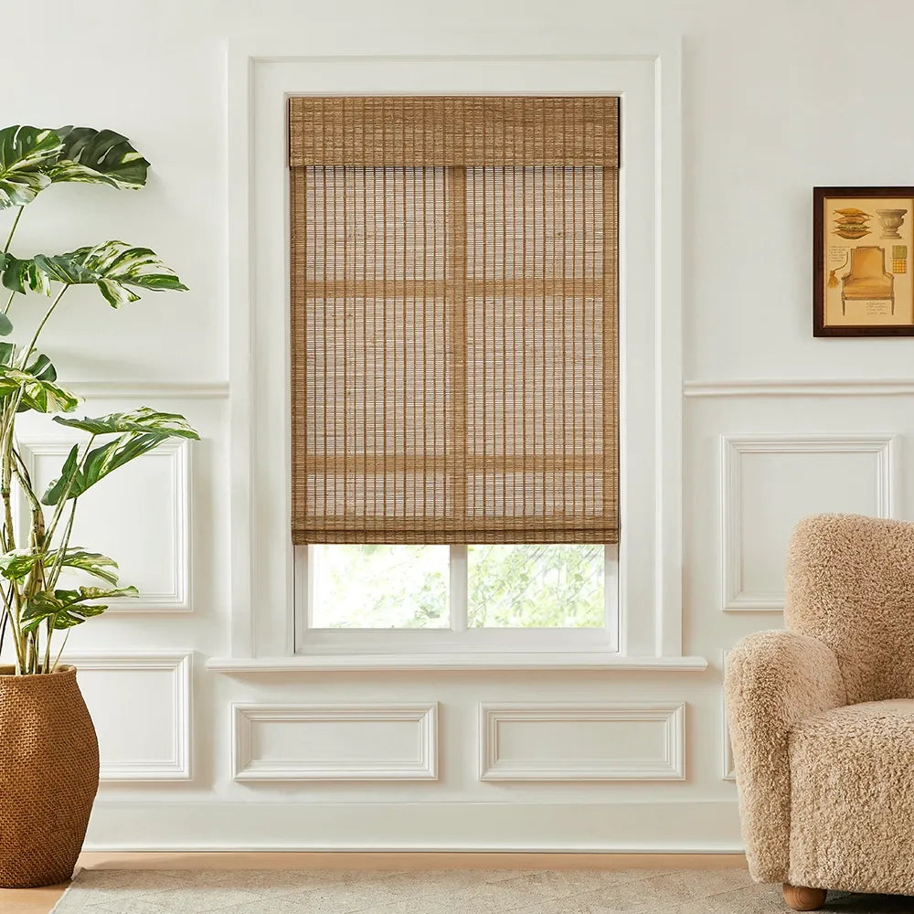 Mirea Natural Jute Bamboo Woven Shade - Eco-friendly & Breathable