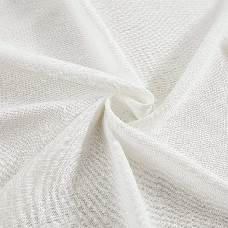 Nina cotton blend drapery light filtering curtains detail showing curtain overall appearance