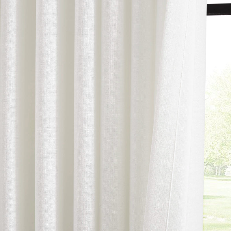 Nina 2020-5 cotton blend drapery light filtering curtains showcased in a product