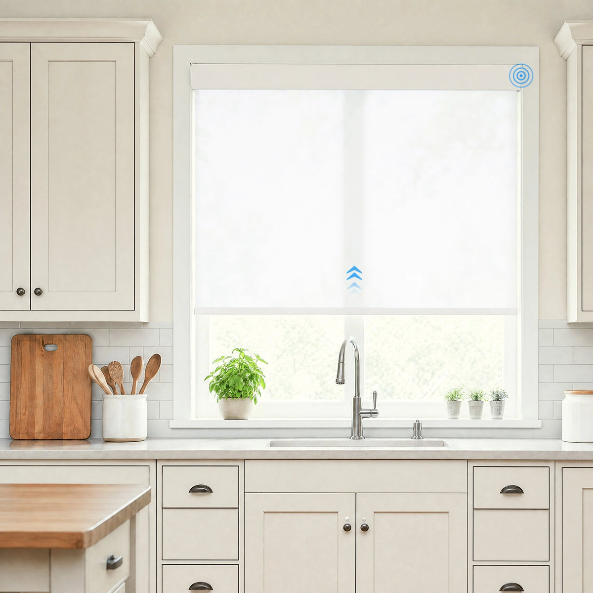 Elyna Smart Motorized 60% Light Filtering Roller Shades
