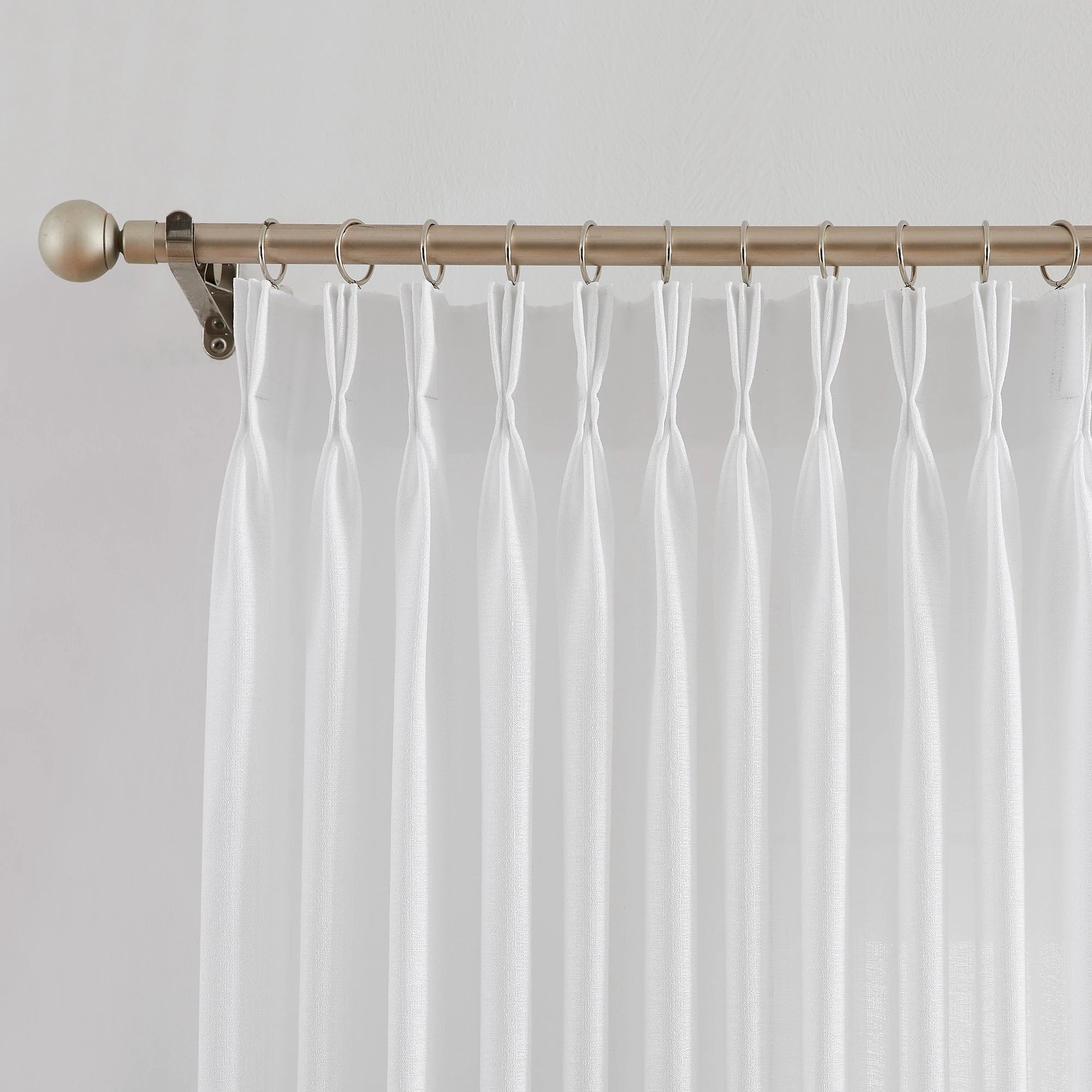 Nova 1 scene 3 semi-sheer elegant drapes for large windows showcasing the curtains in a home interior