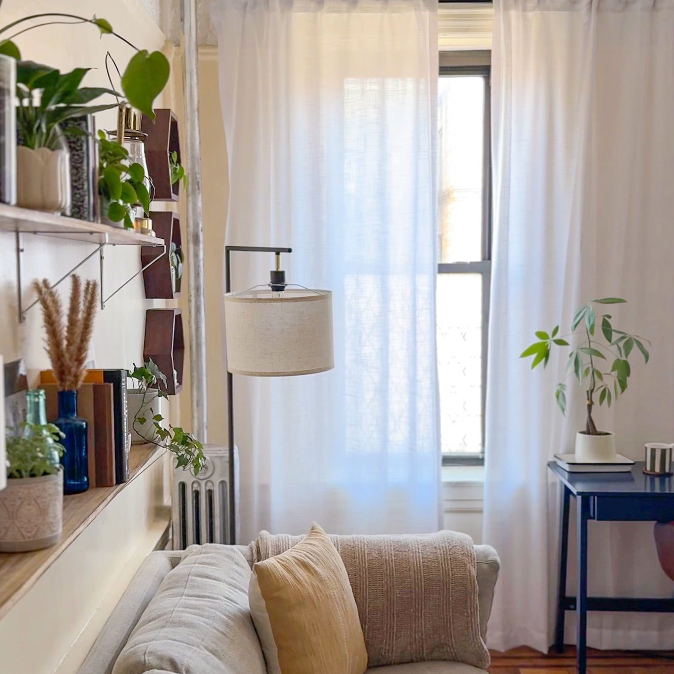 Elegant Orinda Semi Sheer Curtains providing subtle privacy and a soft texture for any home.