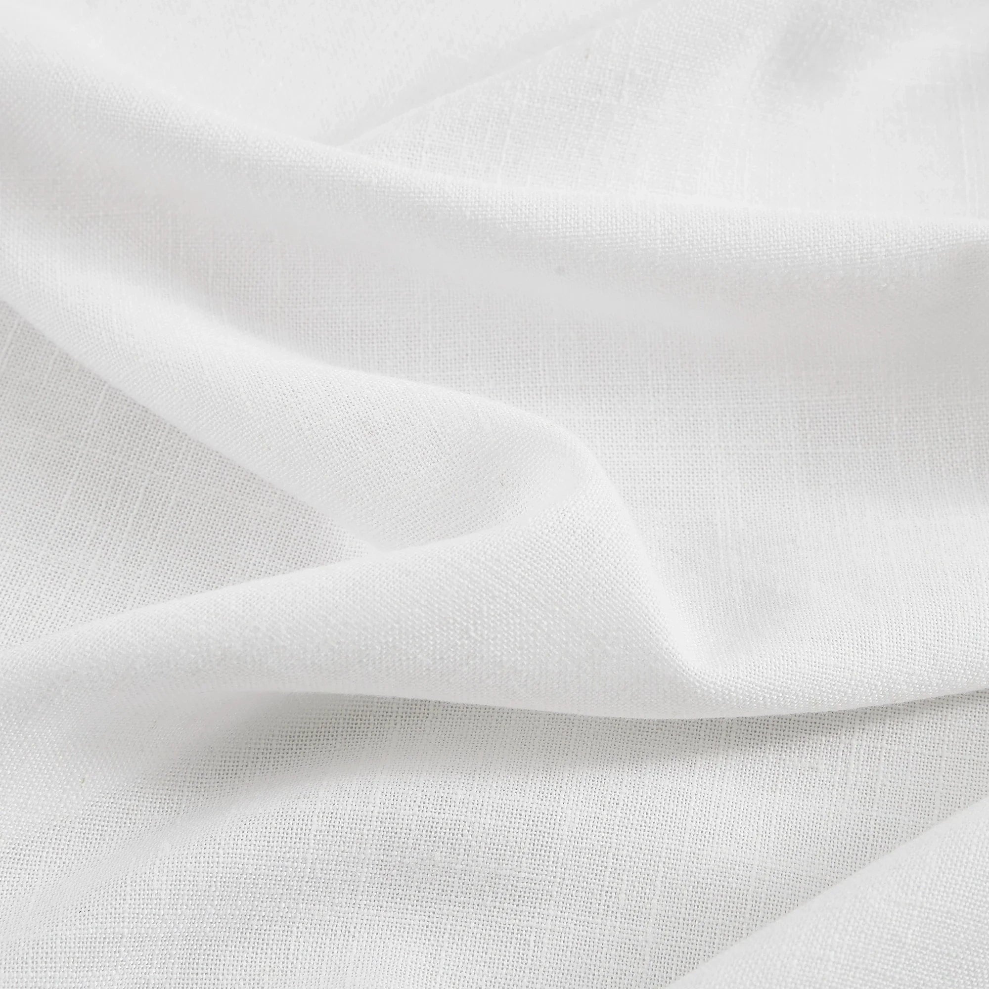 Orinda Semi Sheer Roman Shades: Image KLQ2-2_detail_1 highlights the delicate semi sheer texture, soft light-filtering fabric and refined details of the roman shade.