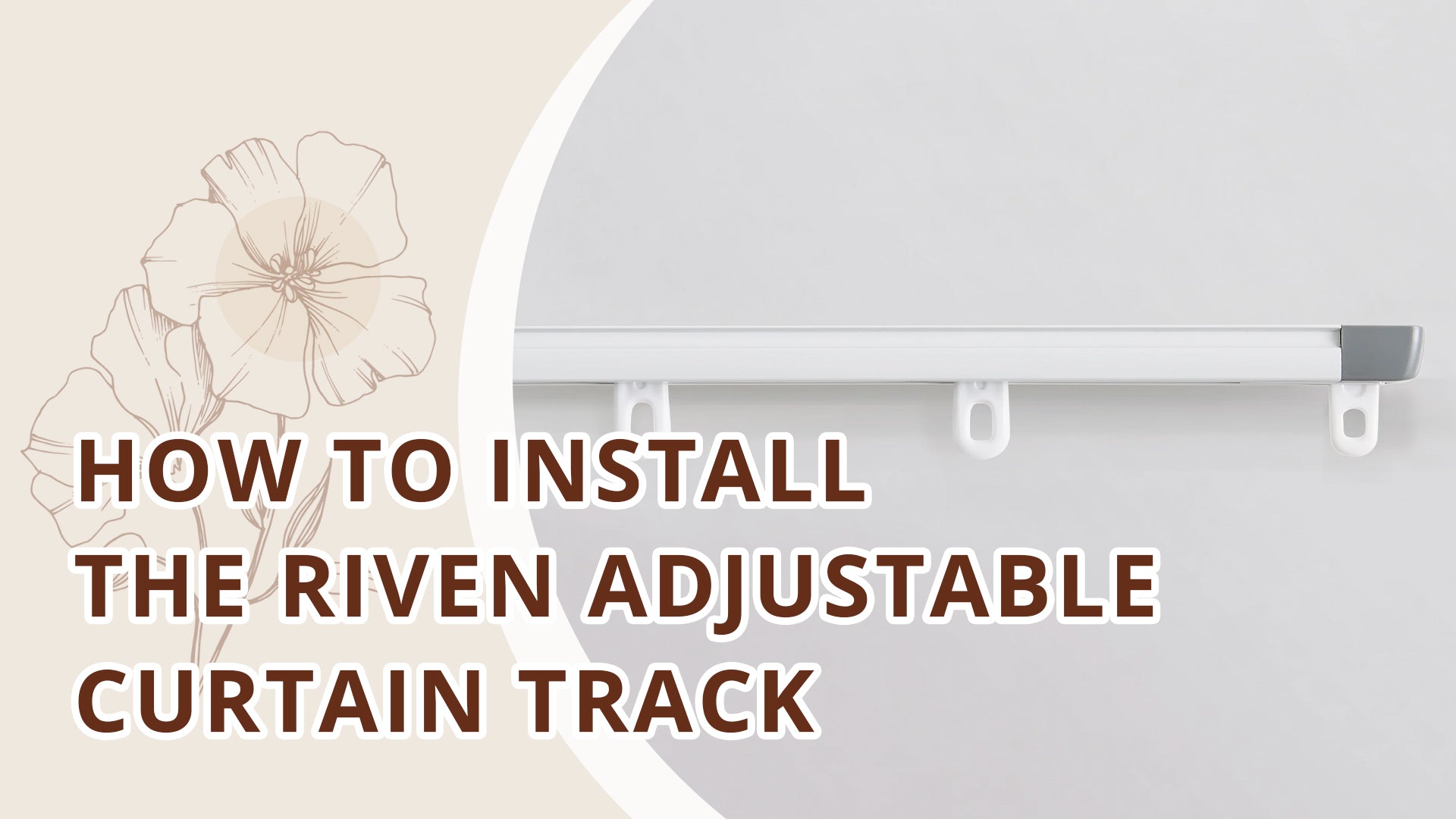 Translation missing: en.How to Install the Riven Adjustable Curtain Track