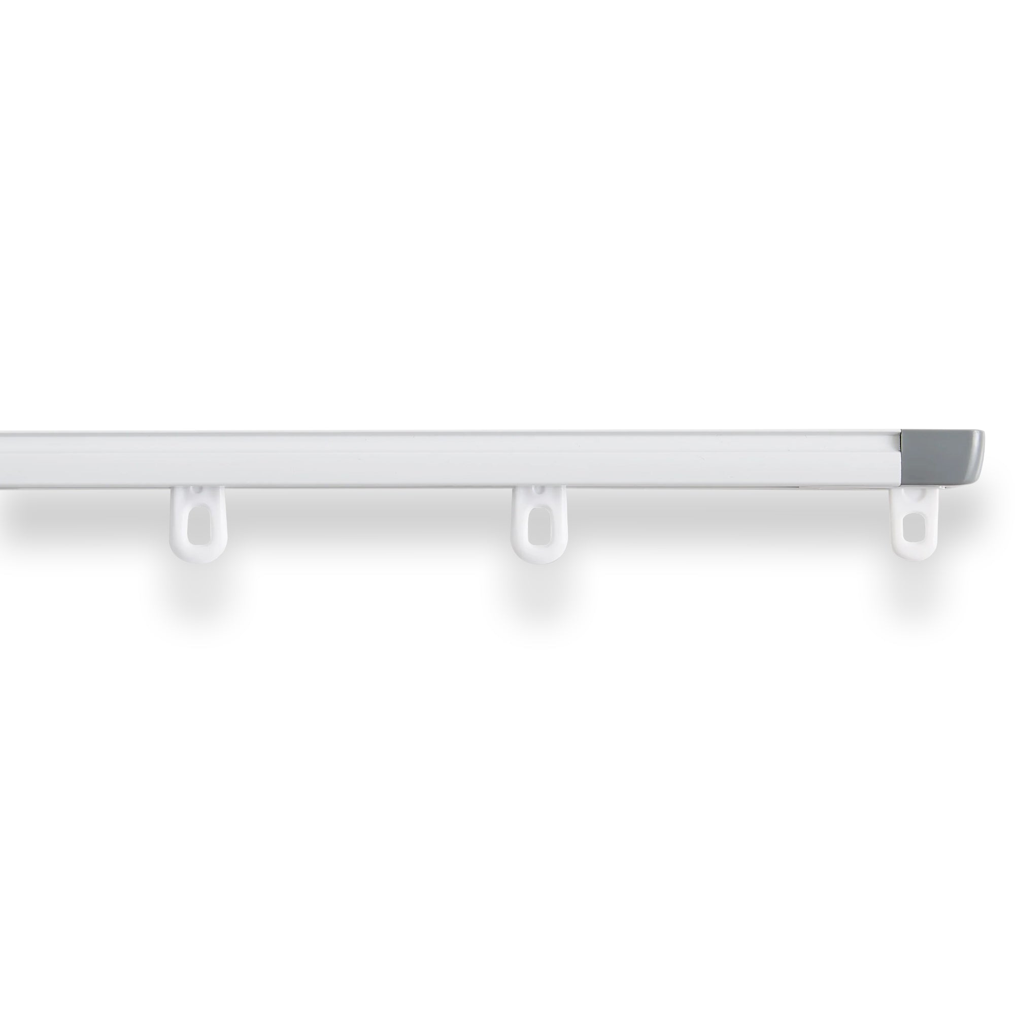 Riven Track-1 adjustable curtain track showcased in a product image