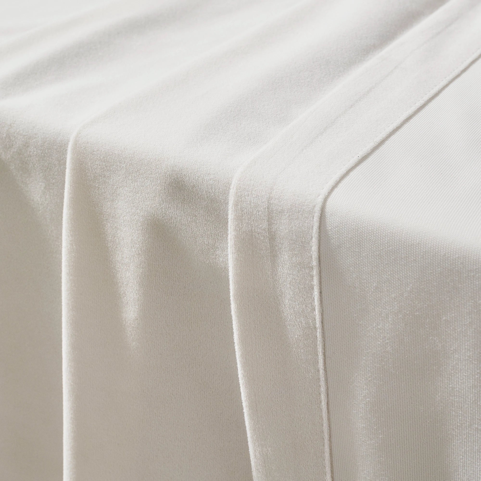 Selene Velvet Curtains for Room Darkening - Luxurious Drapes J803-1_detail_1 showcasing smooth velvet fabric texture and exquisite drape details