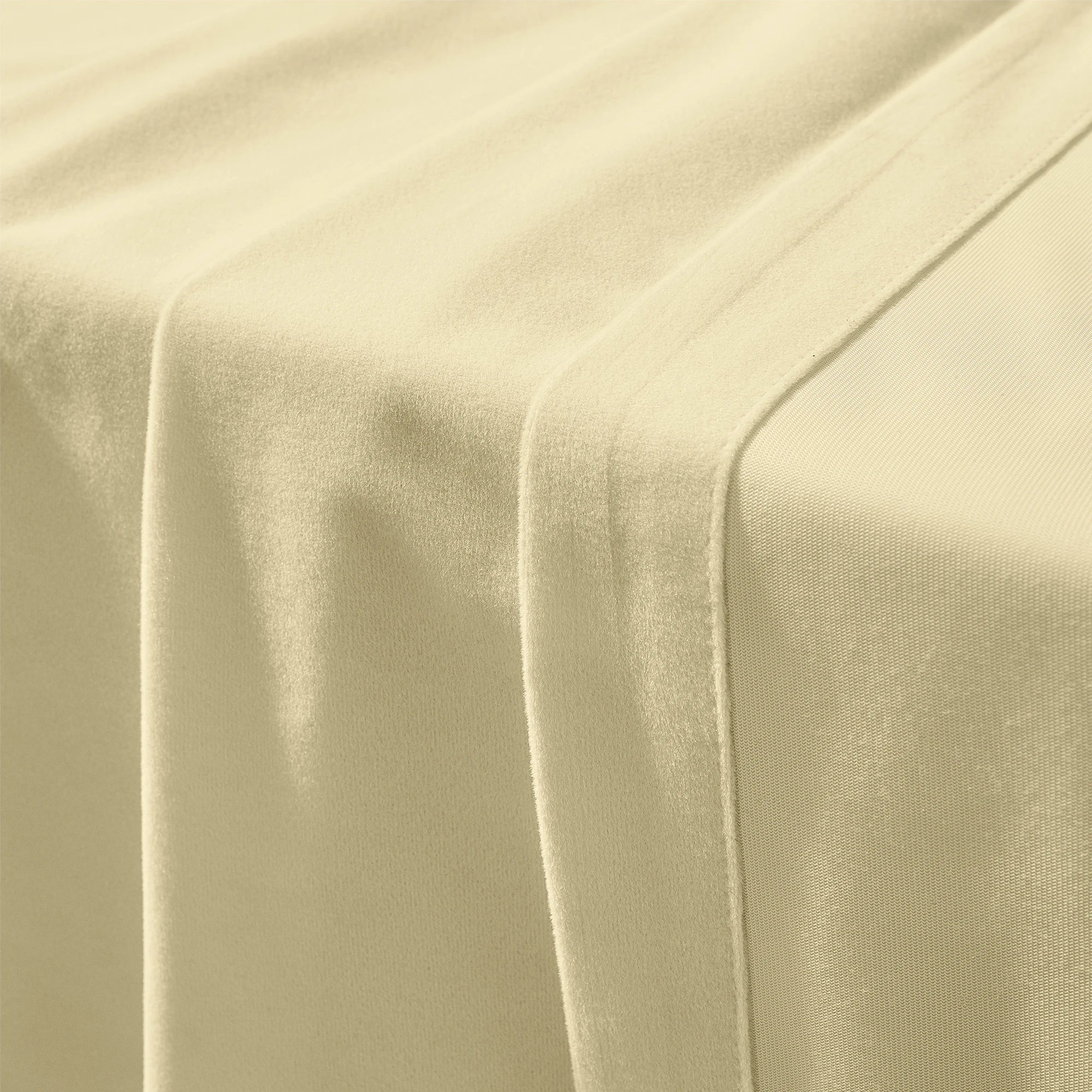 Selene Velvet Curtains for Room Darkening - Luxurious Drapes J803-4_detail_2 showcasing rich velvet texture and neat sewing details