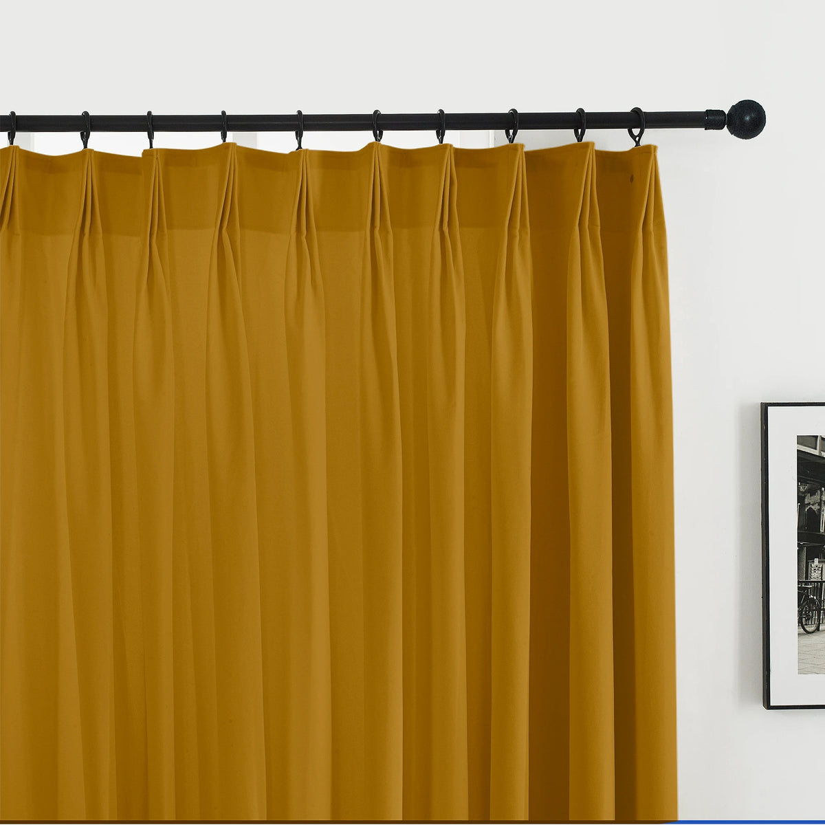 Selene Velvet Curtains for Room Darkening - Luxurious Drapes J803-77_scene_2 showcasing graceful drape effect, soft velvet texture and stylish modern home interior ambiance
