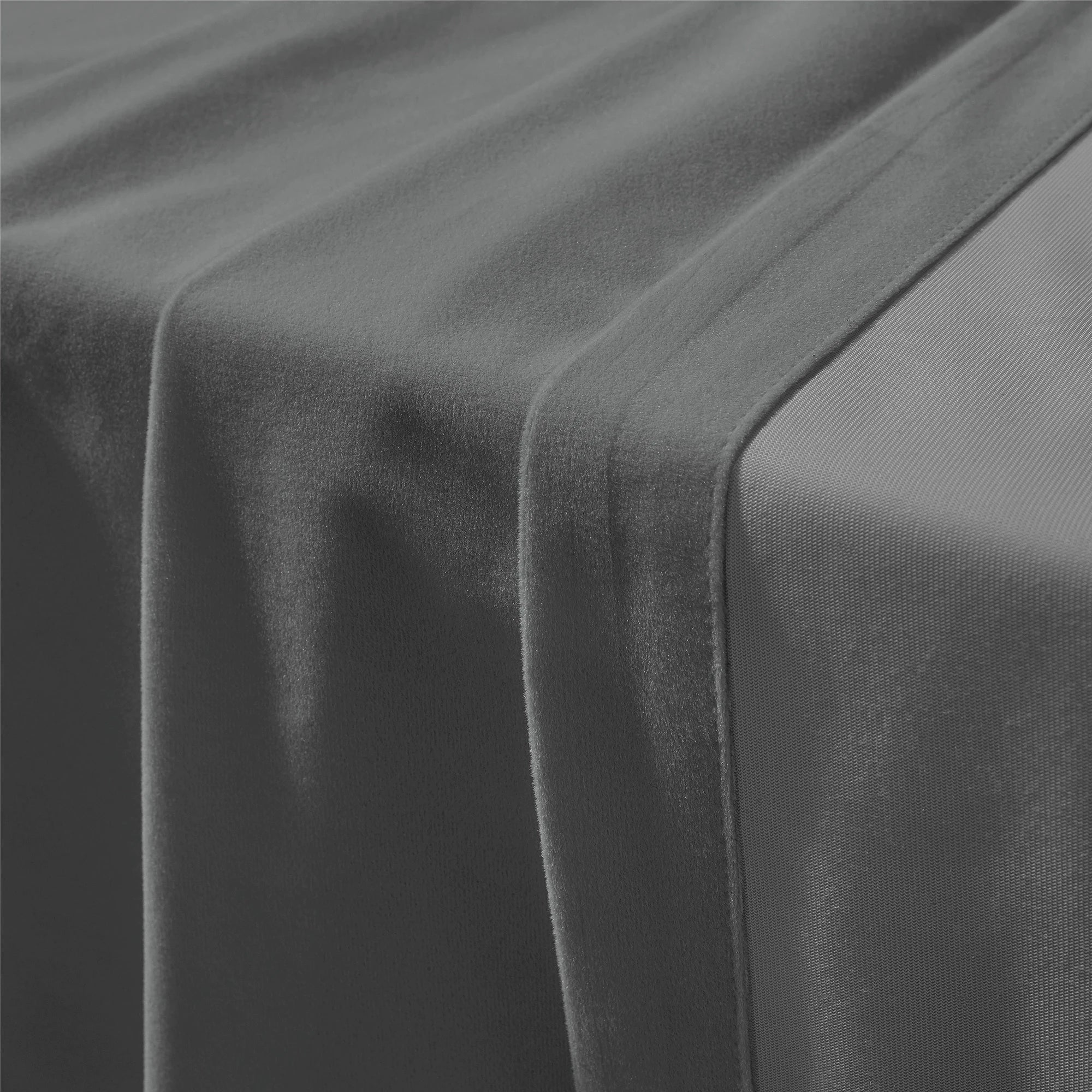 Selene Velvet Curtains for Room Darkening - Luxurious Drapes J803-81_detail_1 highlighting soft plush velvet fabric texture and delicate drape details