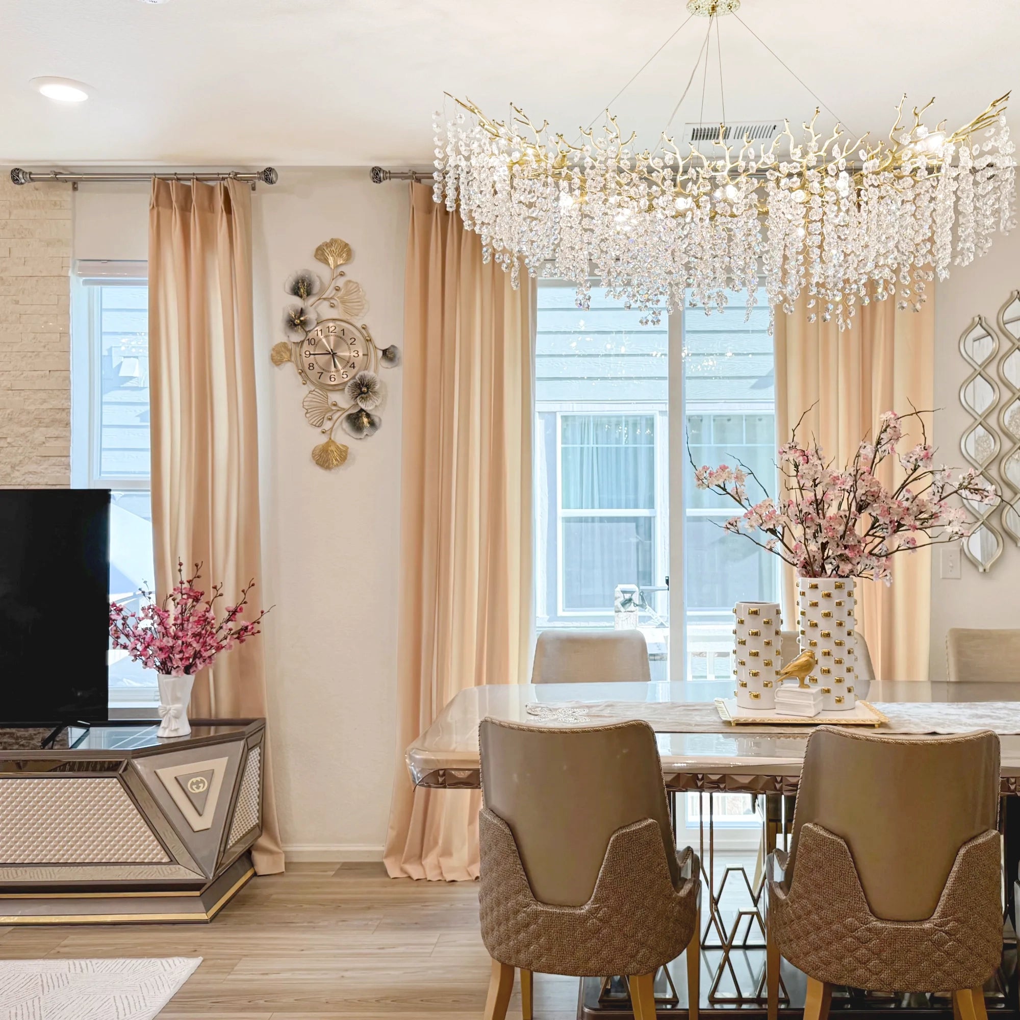 Selene luxurious velvet room darkening drapes view 4 in a stylish home interior with elegant drape and premium light blocking function