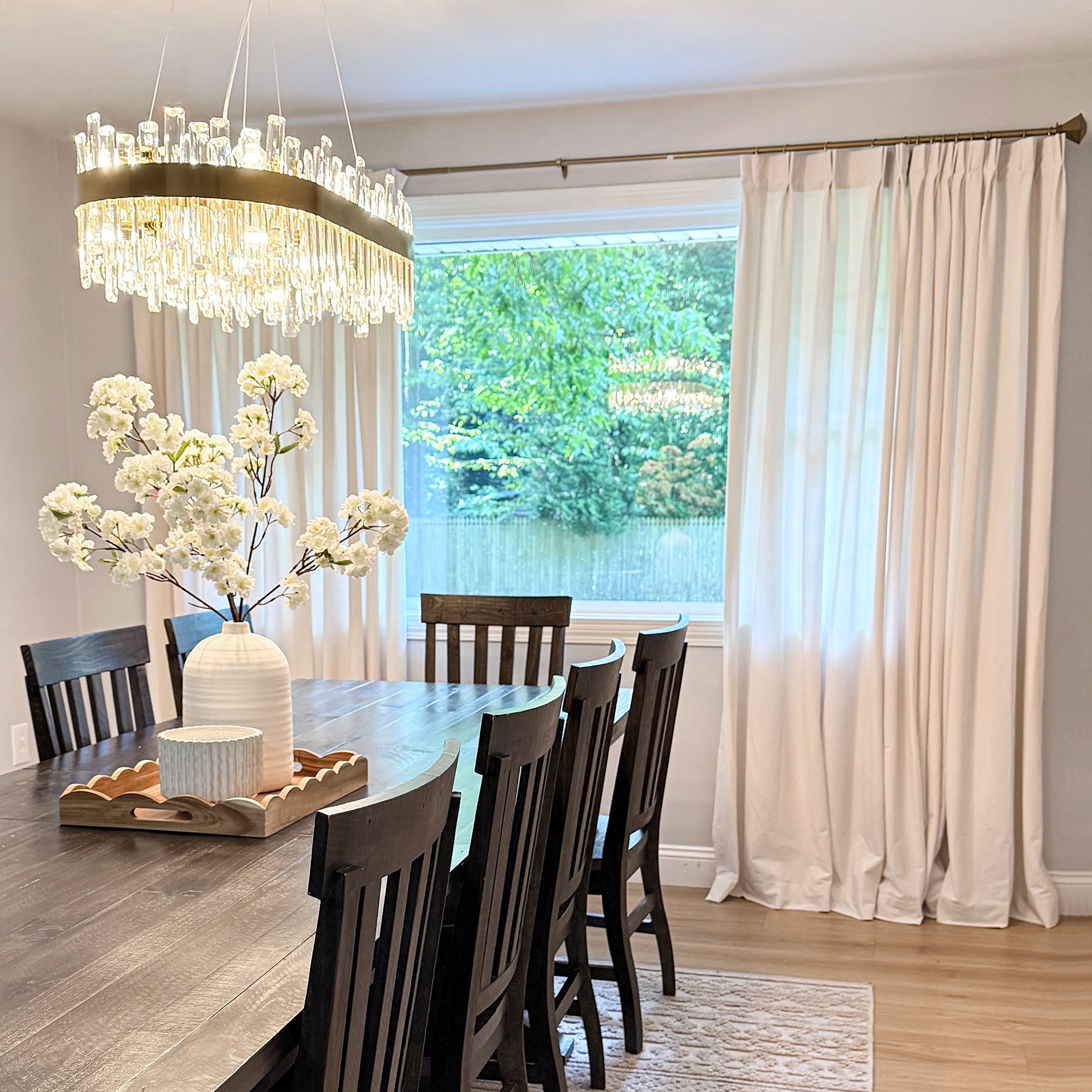 Selene Velvet Curtains for Room Darkening - Luxurious Drapes 72-1 showing luxurious velvet texture and elegant drape in modern home setting
