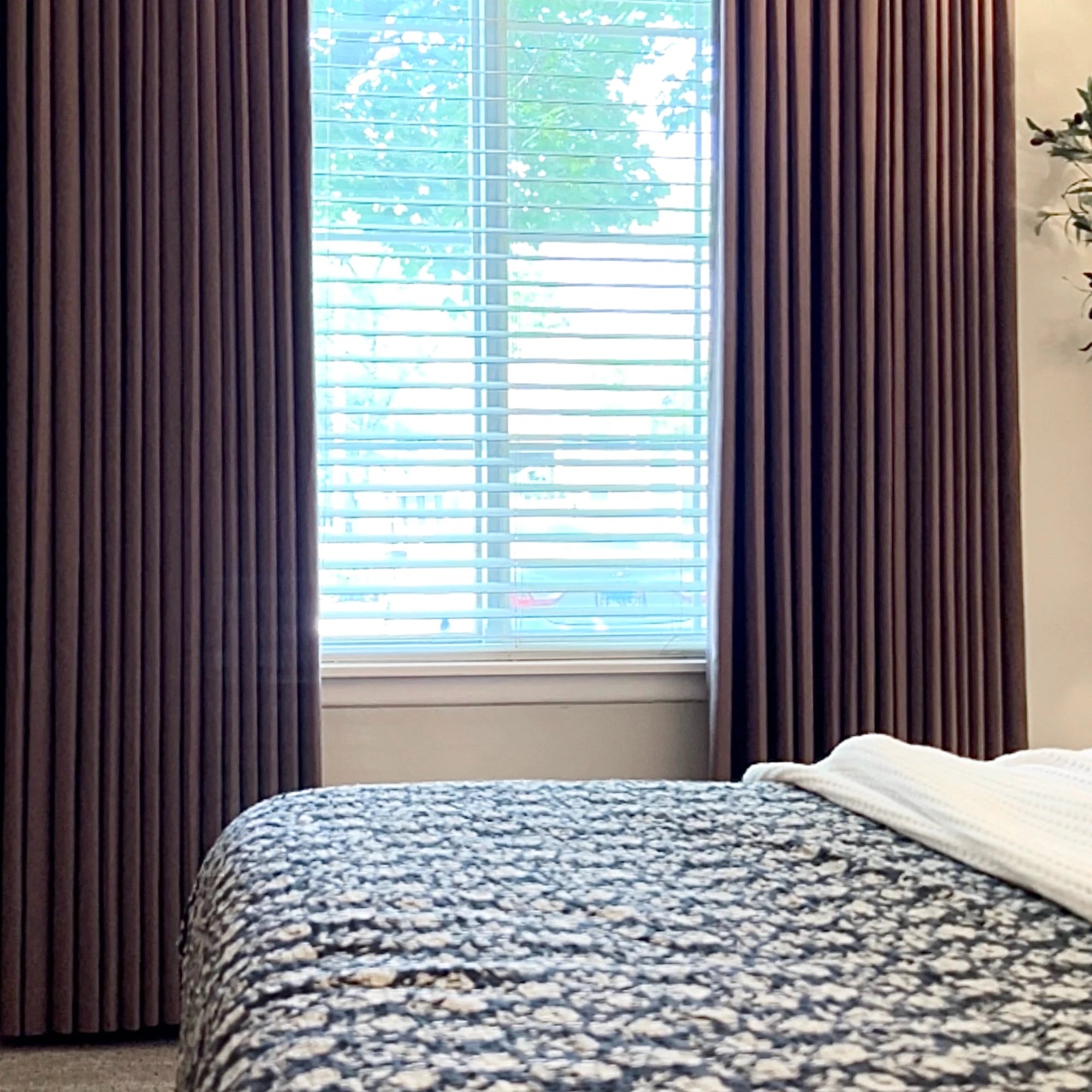 Seraphine 9013-24-3 linen texture curtains with light filtering and soft drapery showcased in a kids' bedroom