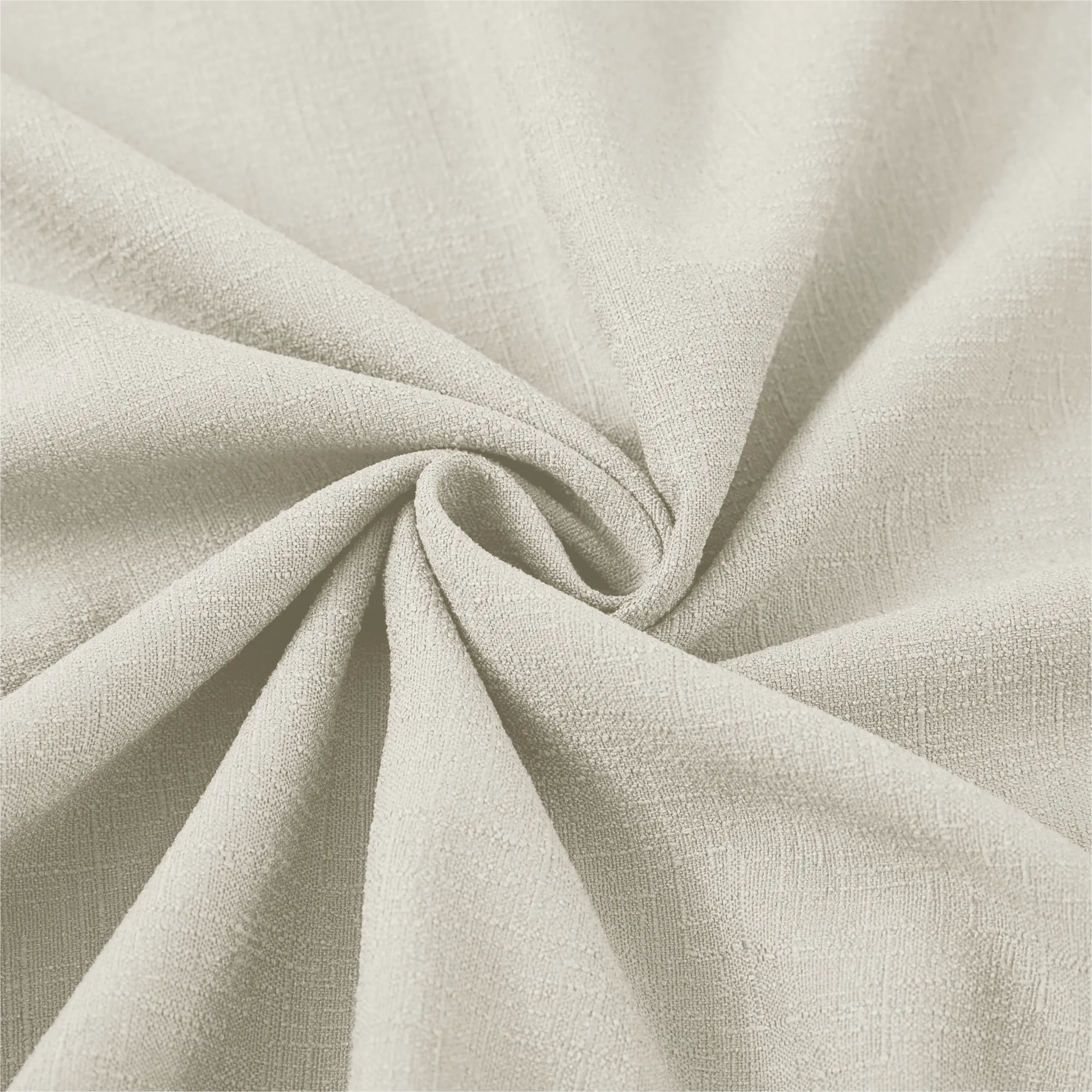 Seraphine linen texture curtains detail_1 showing light filtering feature and soft drapery texture