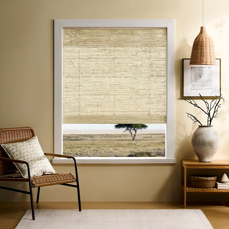 Freshine Seris jute bamboo woven shade, stylish and sustainable