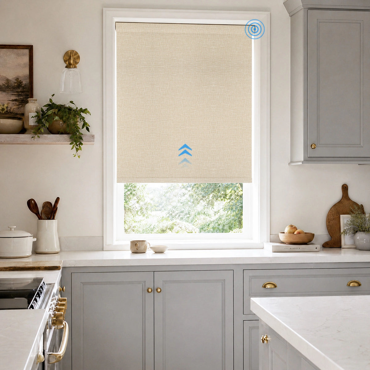 Solenya Smart Motorized 100% Blackout Roller Shades
