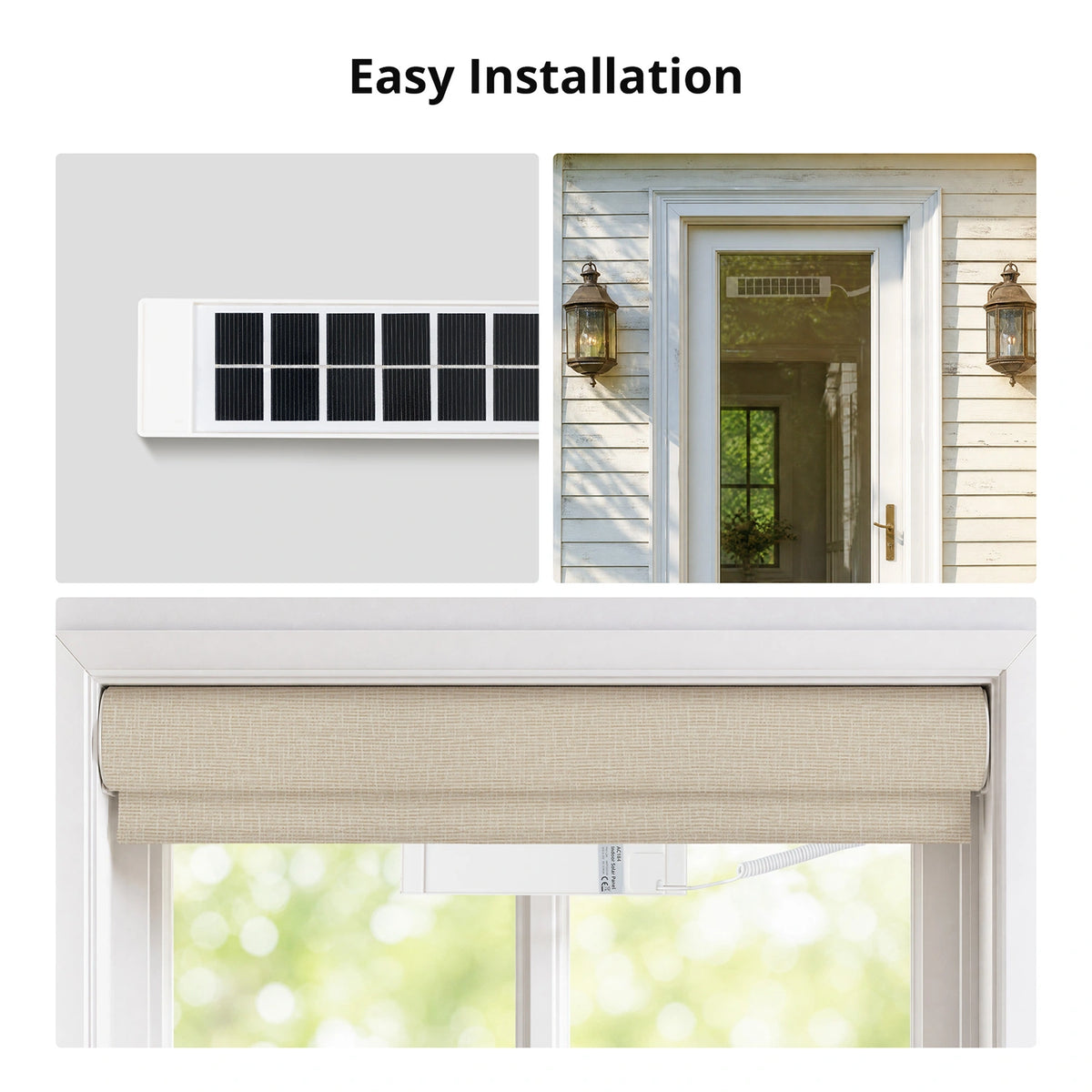Solenya Smart Motorized 100% Blackout Roller Shades