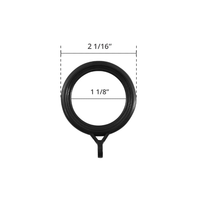 Sophia Curtain Rings Set, premium texture and smooth sliding