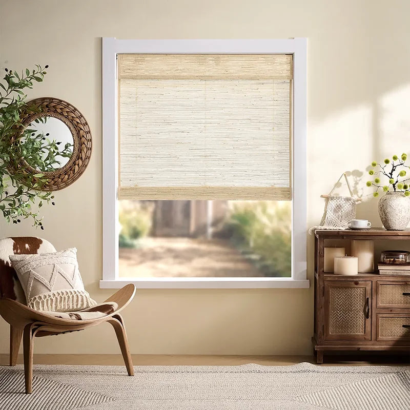 Freshine Vaila Kenaf Bamboo Woven Shade Natural Elegance for Light & Privacy