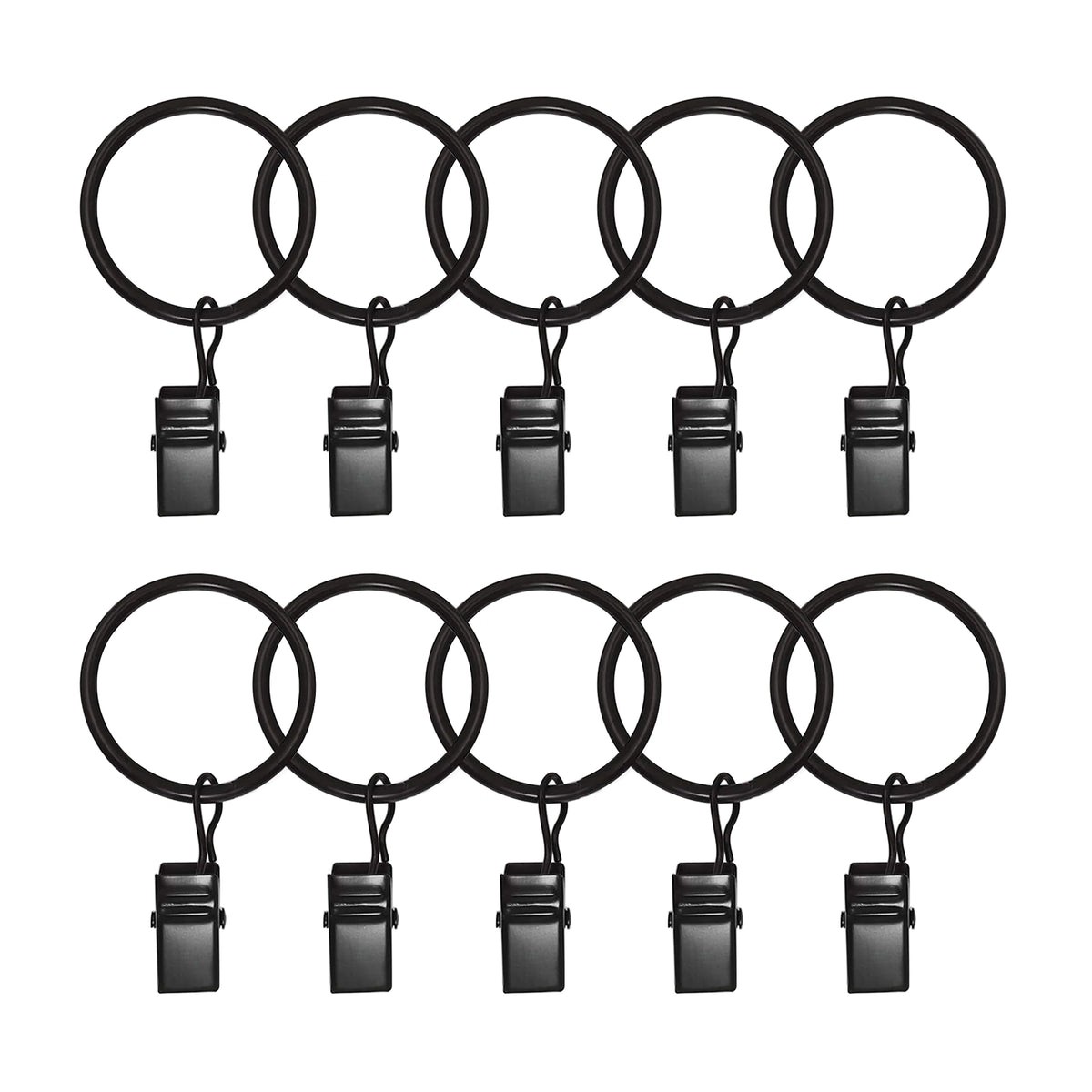 Ellis Curtain Clip Rings, easy installation and smooth curtain hanging