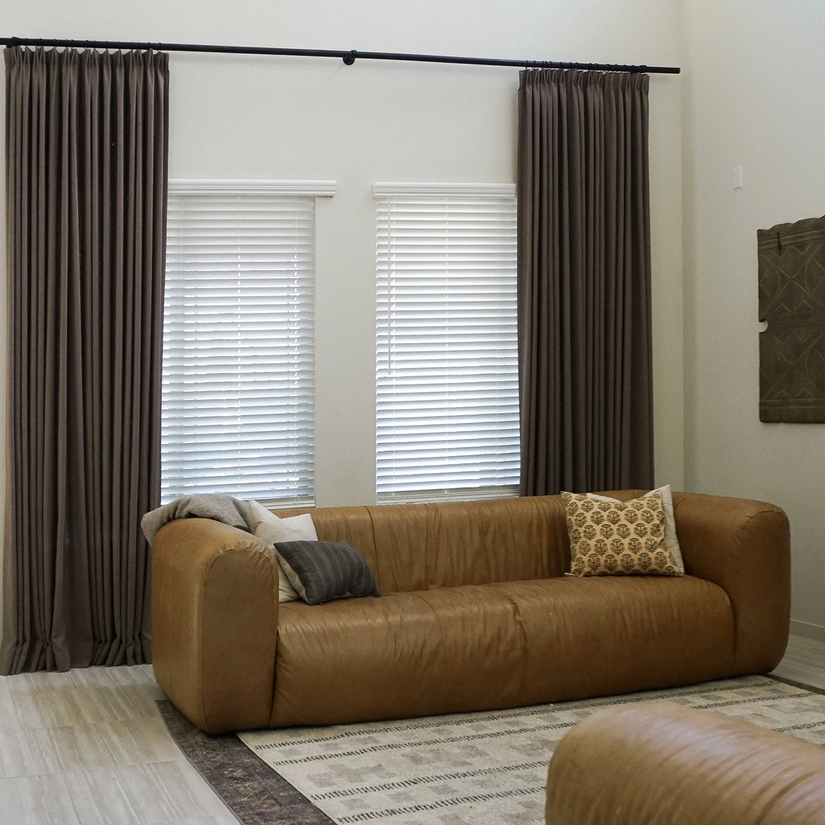 Elara Linen Curtains – Elegant Drapes for Bedroom & Dining Room
