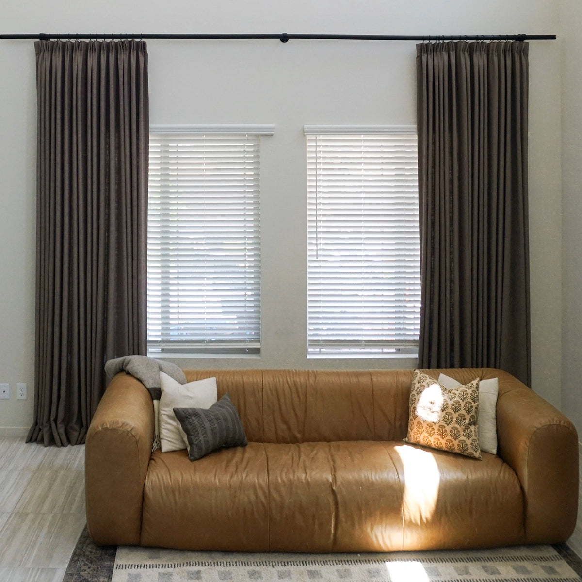 Elara Linen Curtains – Elegant Drapes for Bedroom & Dining Room