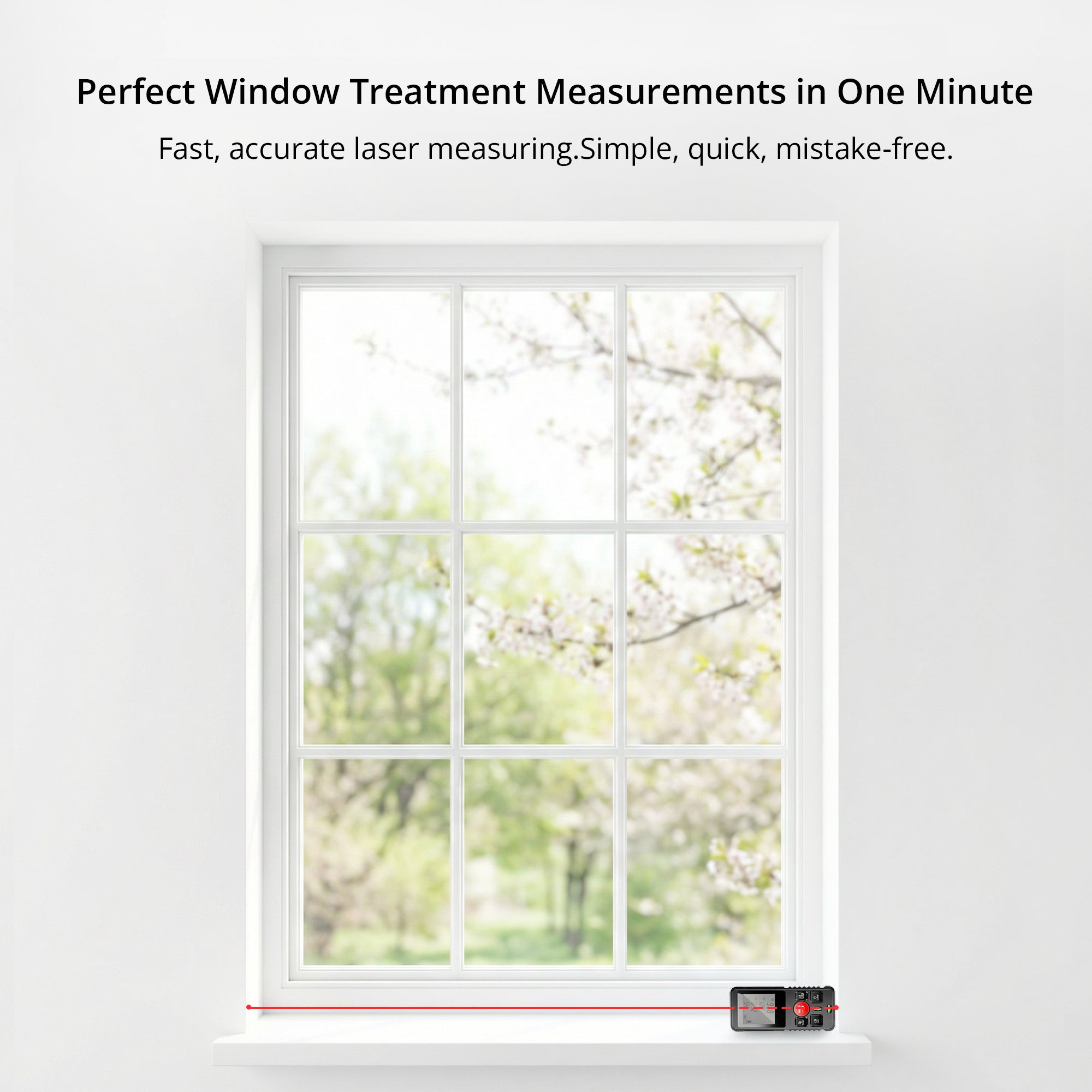 Smart Laser Distance Measure Tool, fast, easy and accurate
