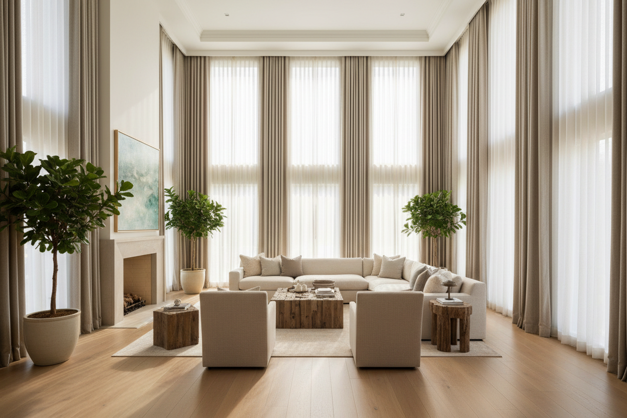 High Ceiling Curtains: How to Choose, Style, and Elevate Tall Spaces (2025 Guide)