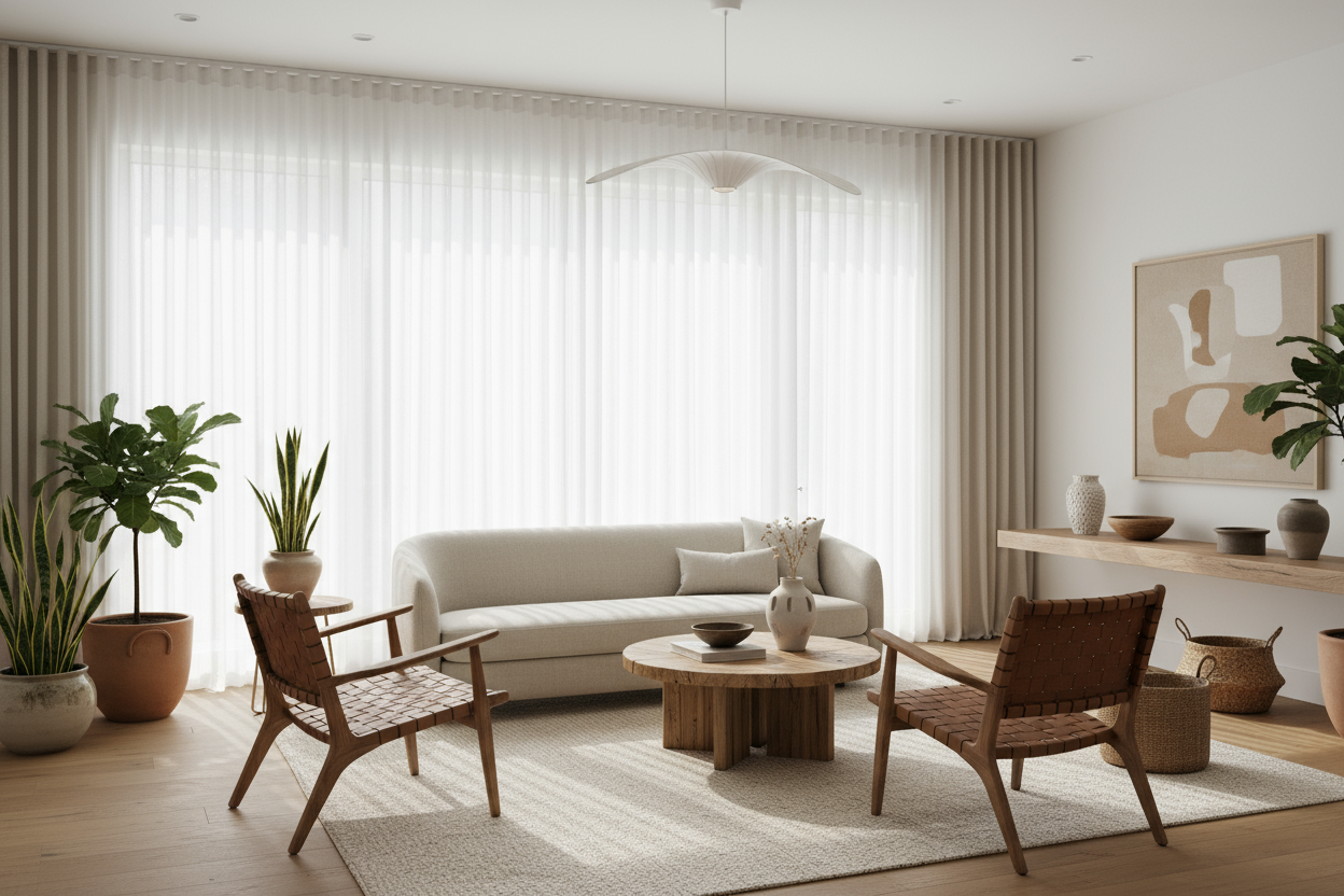 Sheer Curtains Guide: Light, Privacy & Layering Tips – Freshine