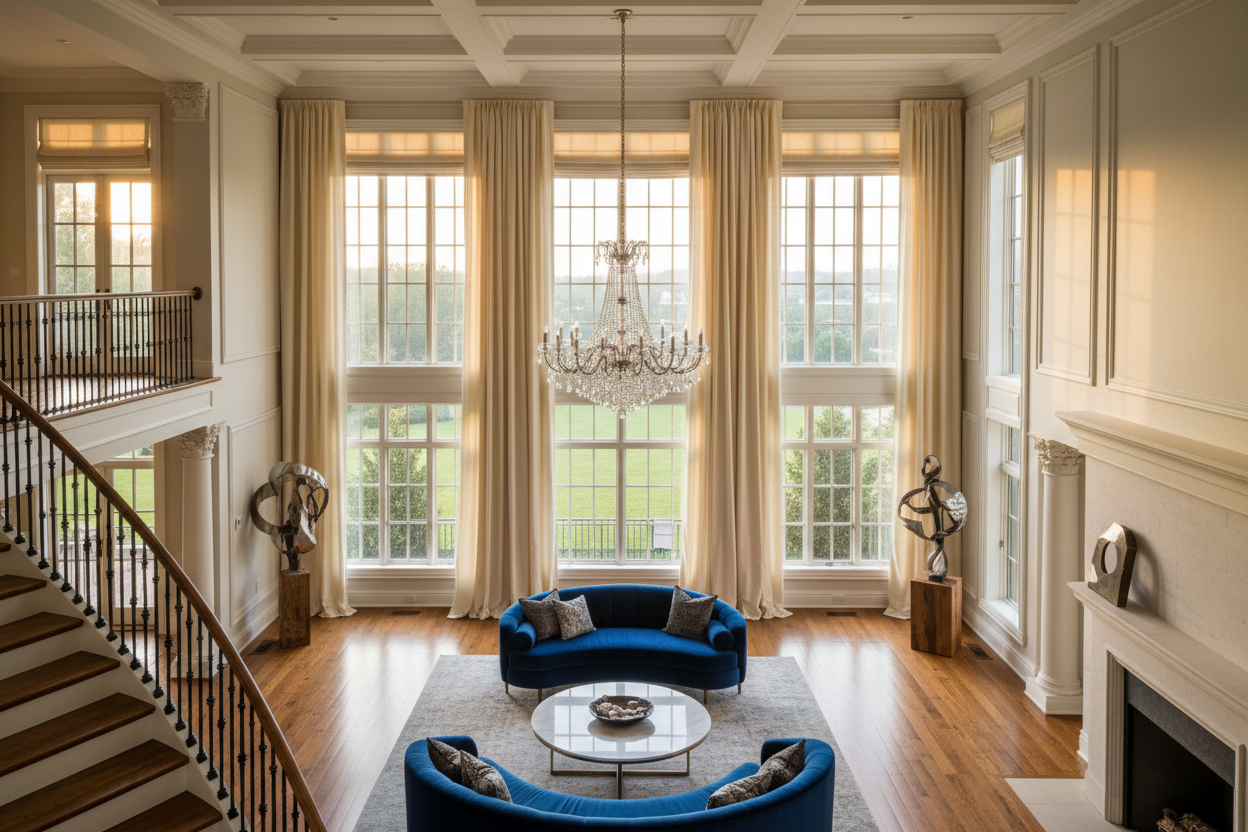 High Impact: The Ultimate Guide to 2 Story Curtains for Your Home