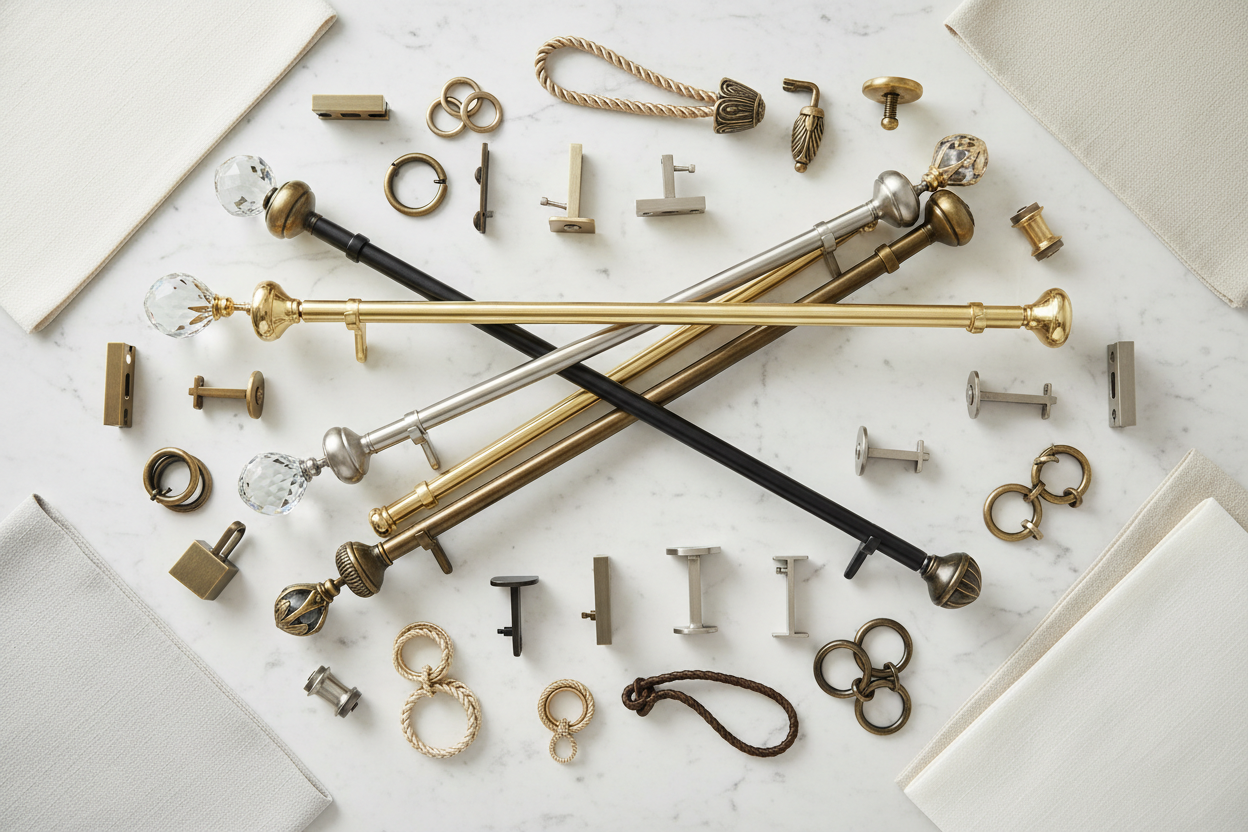 The Jewelry of the Room: A Complete Guide to Choosing Curtain Hardware (2026 Edition)
