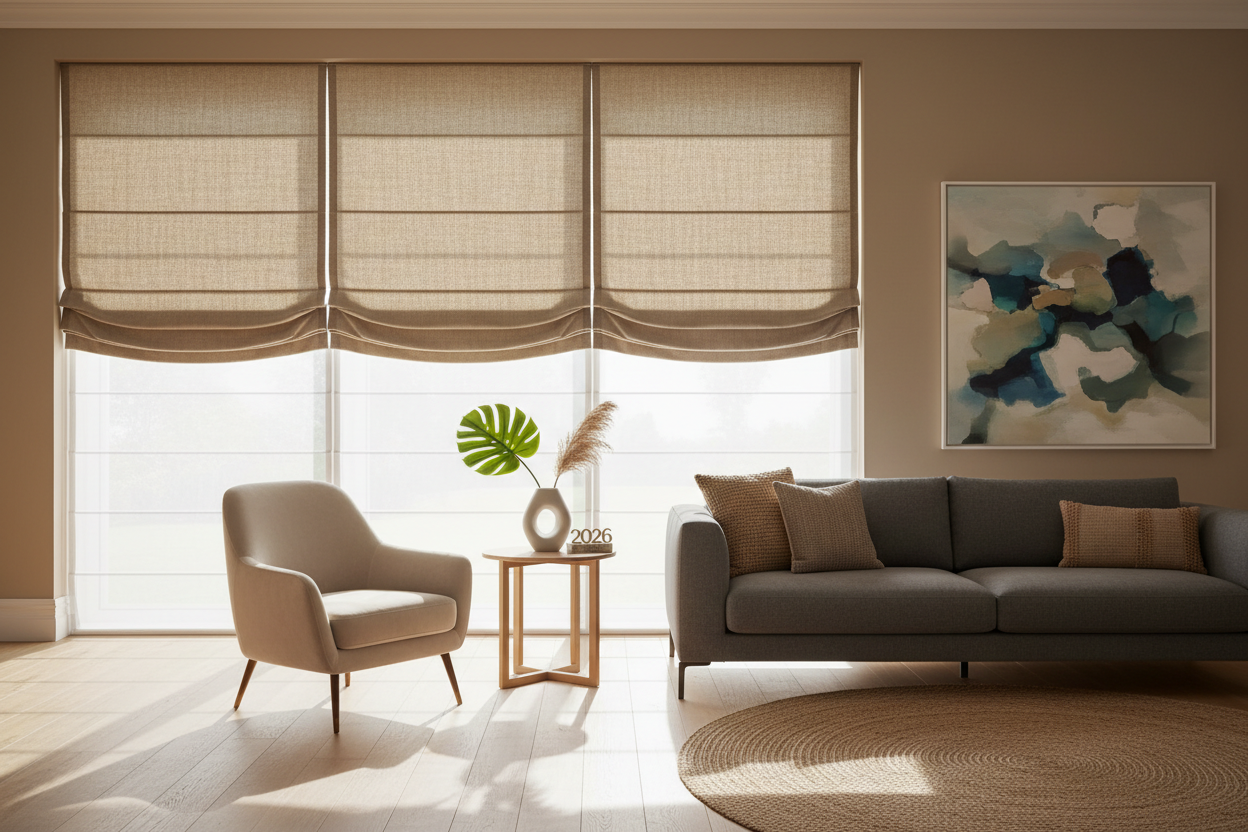 The Roman Shade Renaissance: Why This Timeless Classic is Dominiating 2026 Interiors (And How to Style It)