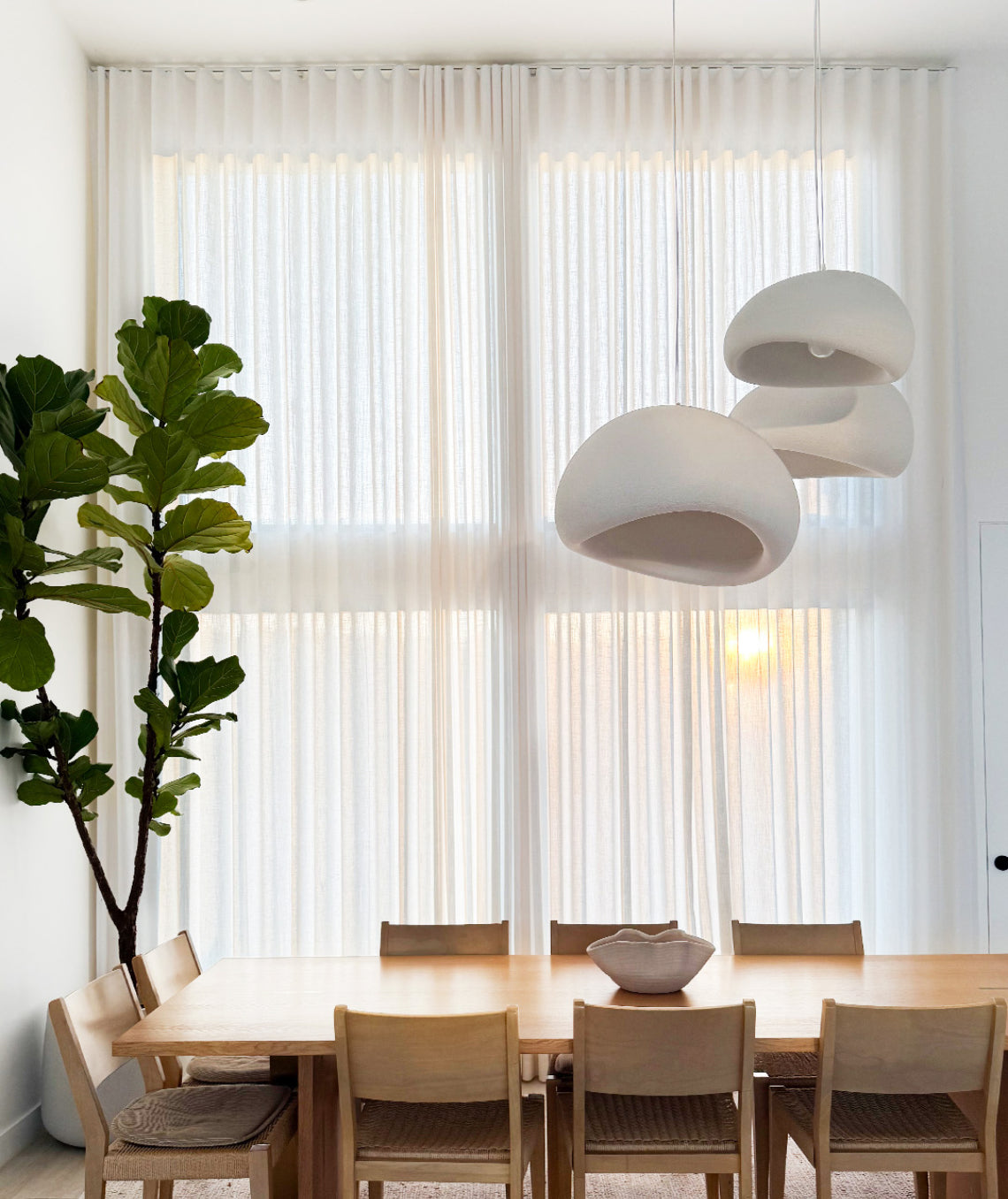 Amara Extra Long Linen Curtains – Elegant Light-Filtering Drapes
