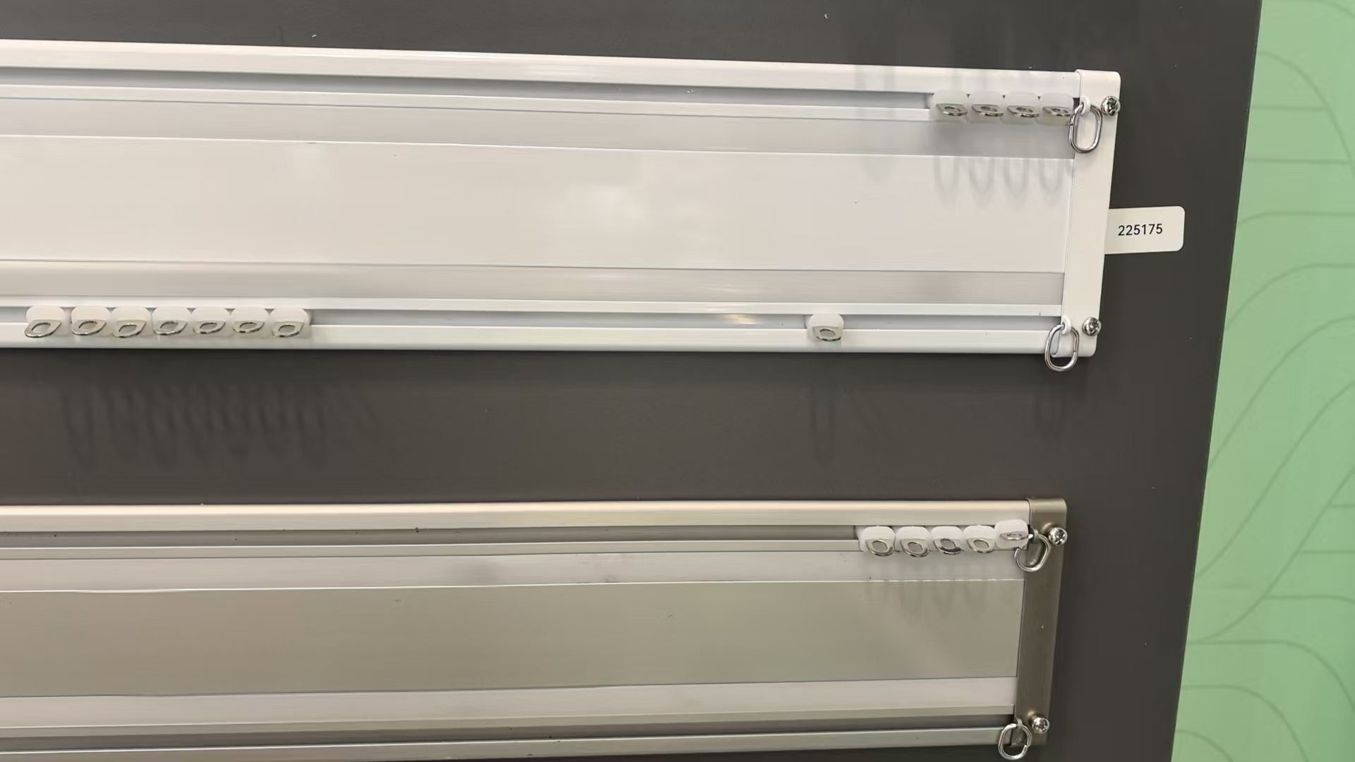 Aeris Ultra-Slim Double Curtain Track