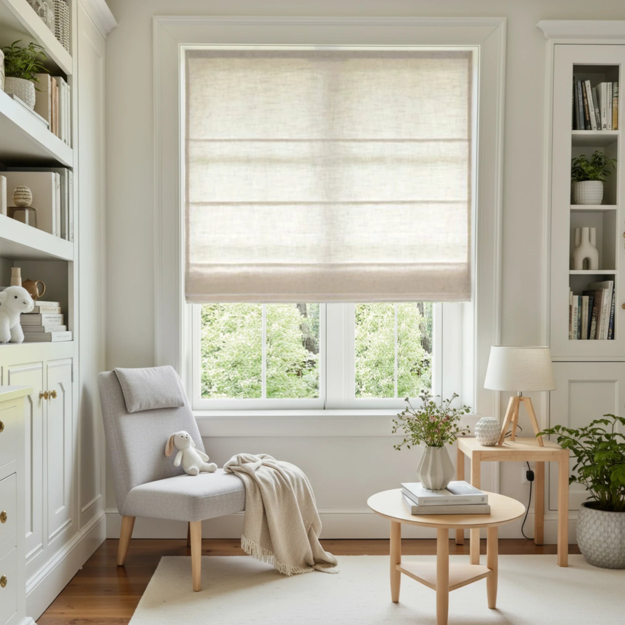 Amara Linen Roman Shades