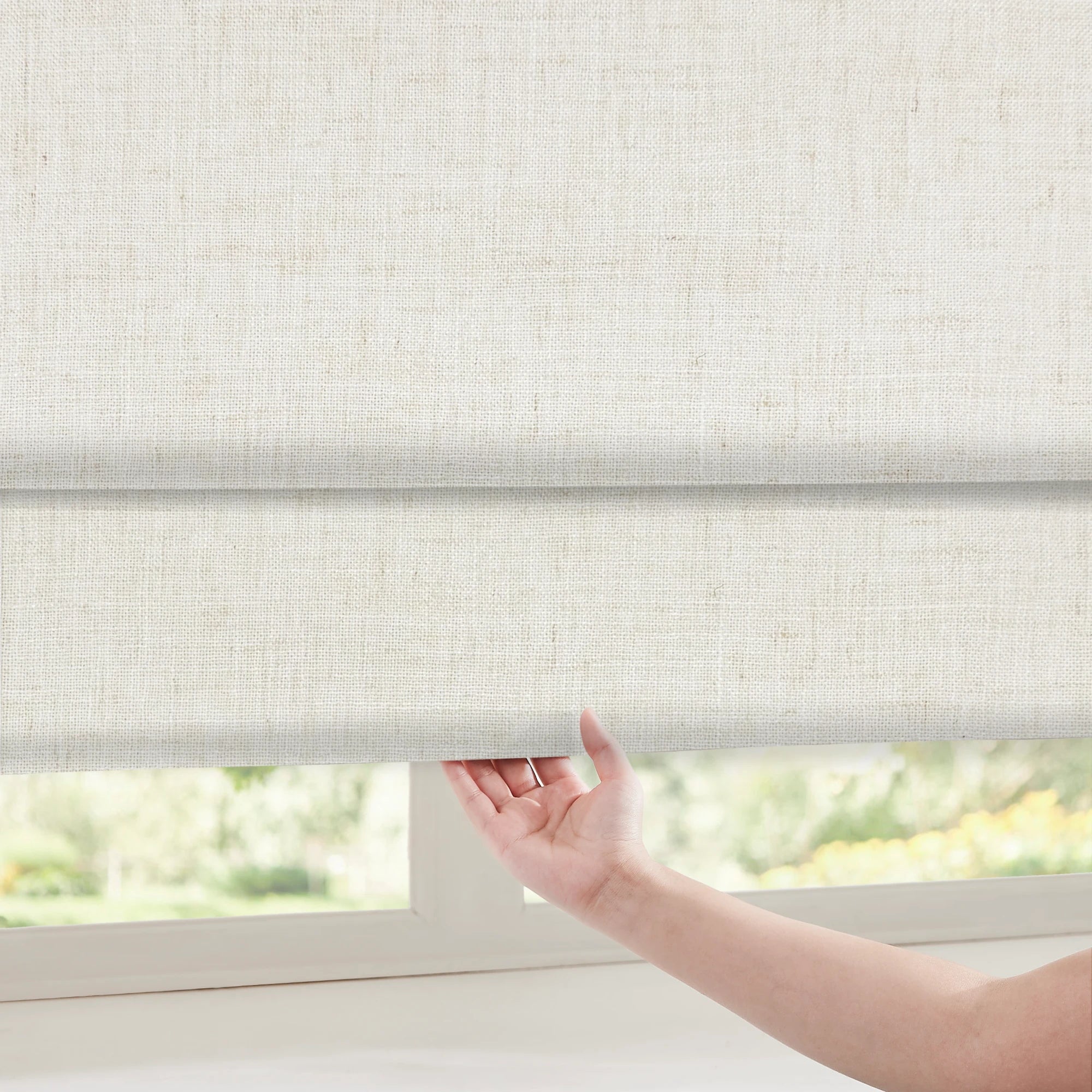 Amara Linen Roman Shades