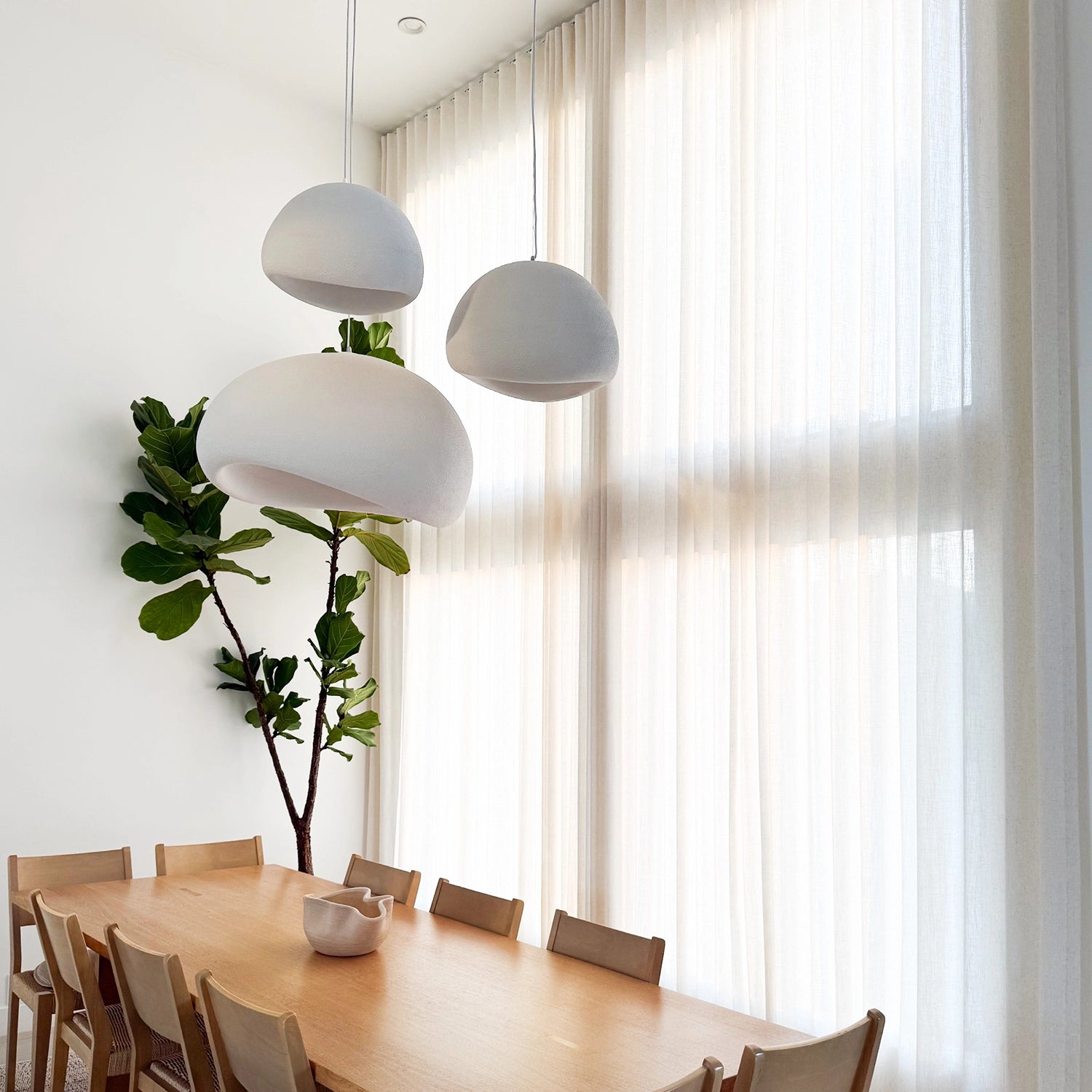Amara Extra Long Linen Curtains – Elegant Light-Filtering Drapes