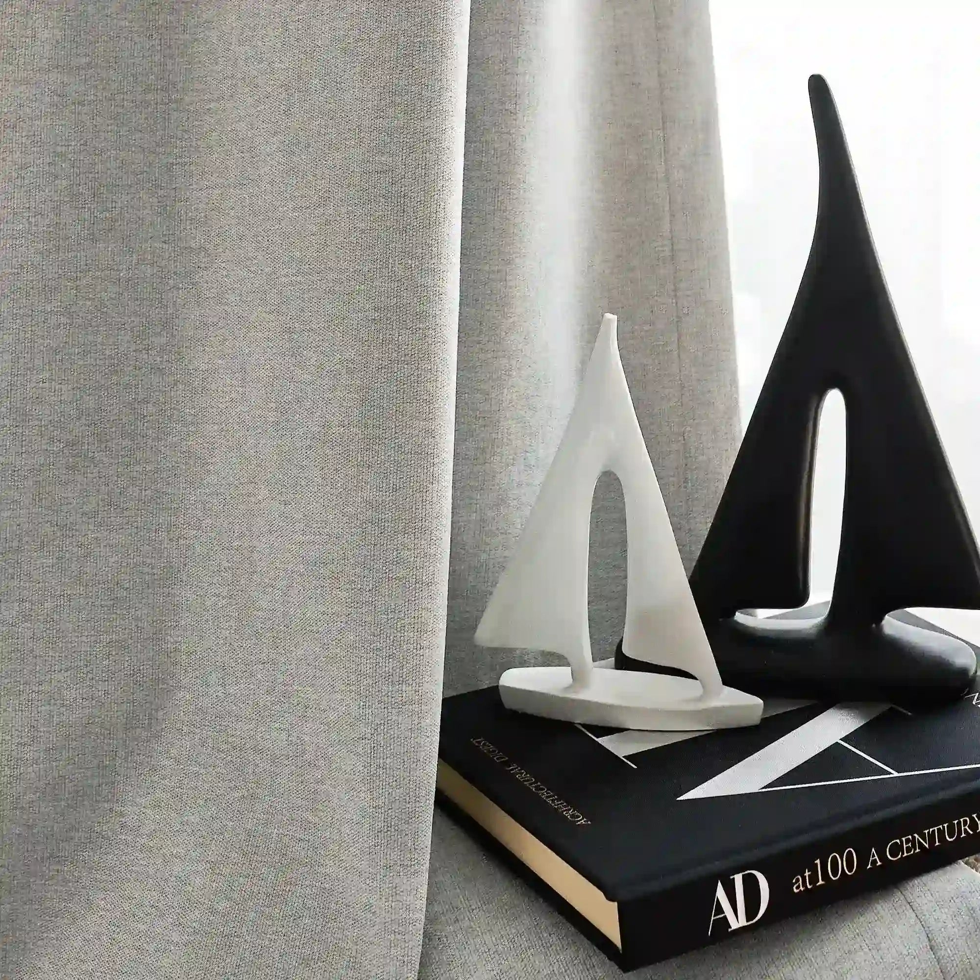 Arlise Gray 100% Blackout Chenille Drapes